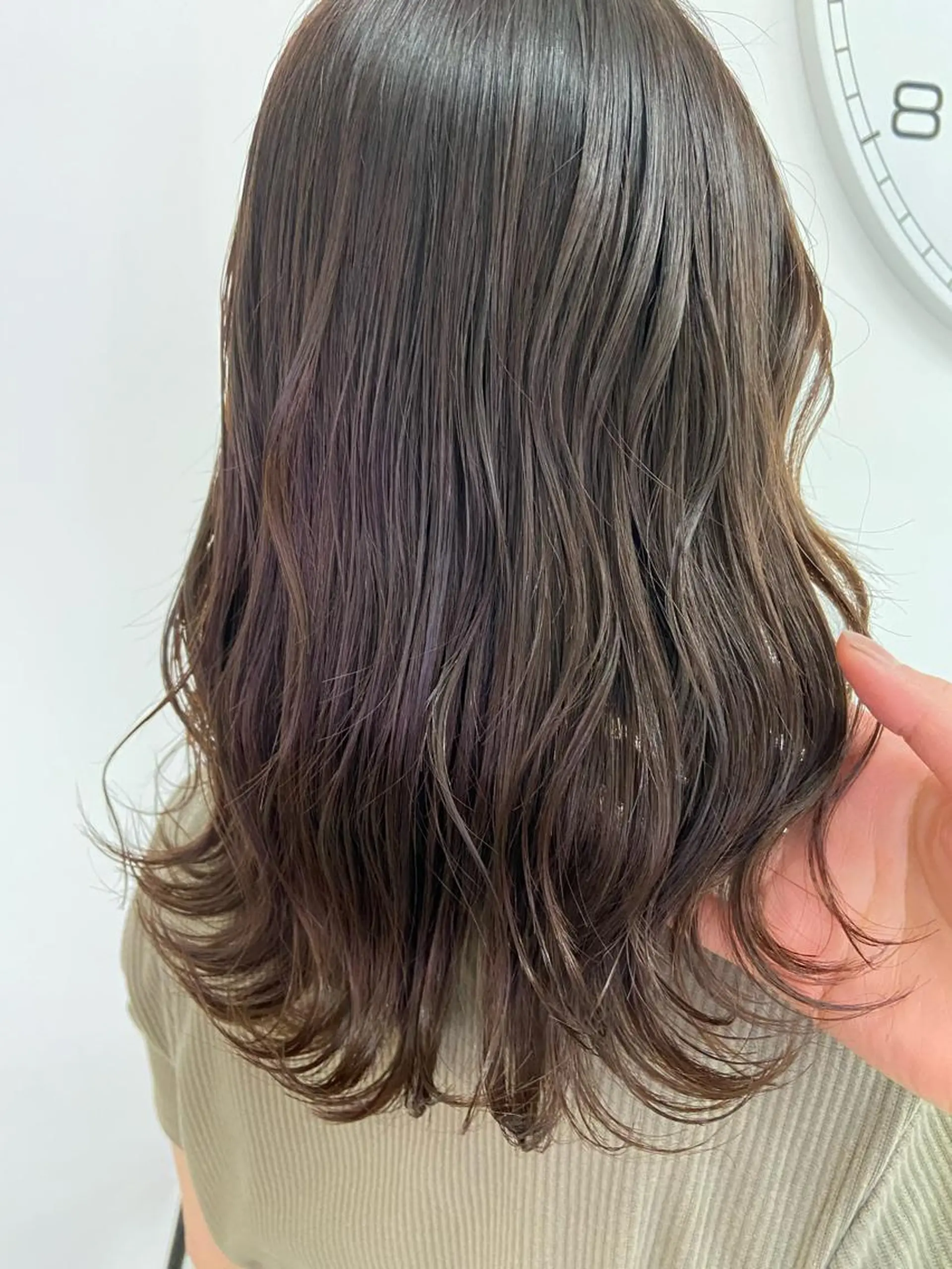 ミディアム カラー ブラウンカラー ピンクカラー ピンクブラウン atelierJD所属・. mioのヘアスタイル