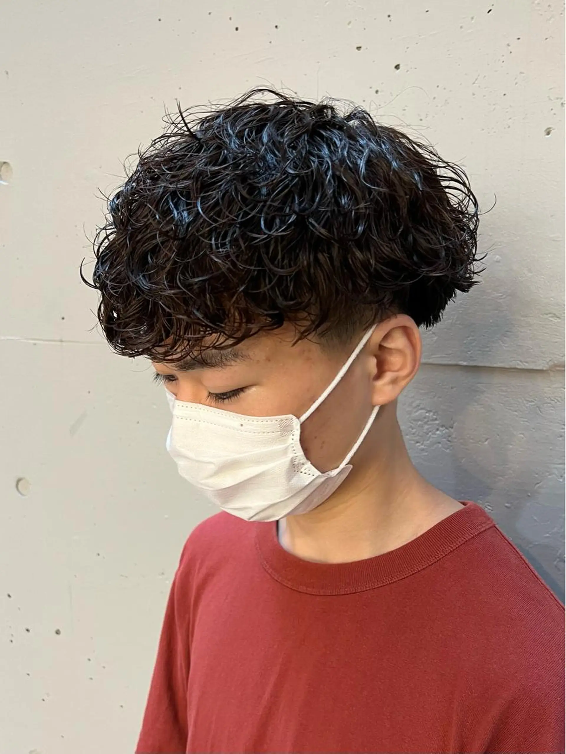 パーマ メンズ カット パーマ .Hallis所属・🔥メンズ特化🔥 永瀬椋のヘアスタイル