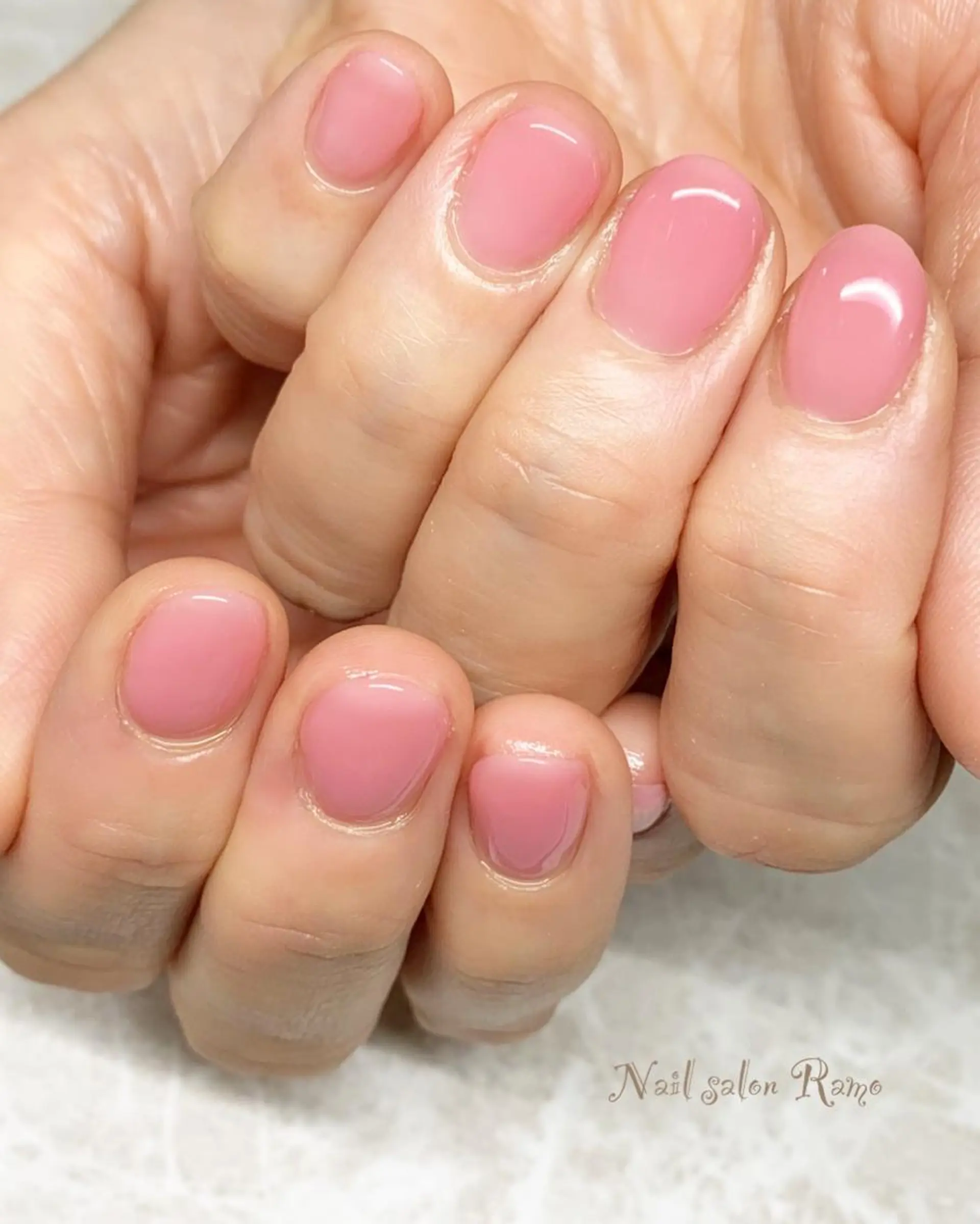 ネイル 桜ネイル ピンク Nail salon Ramo所属・松田 祥子のネイルデザイン