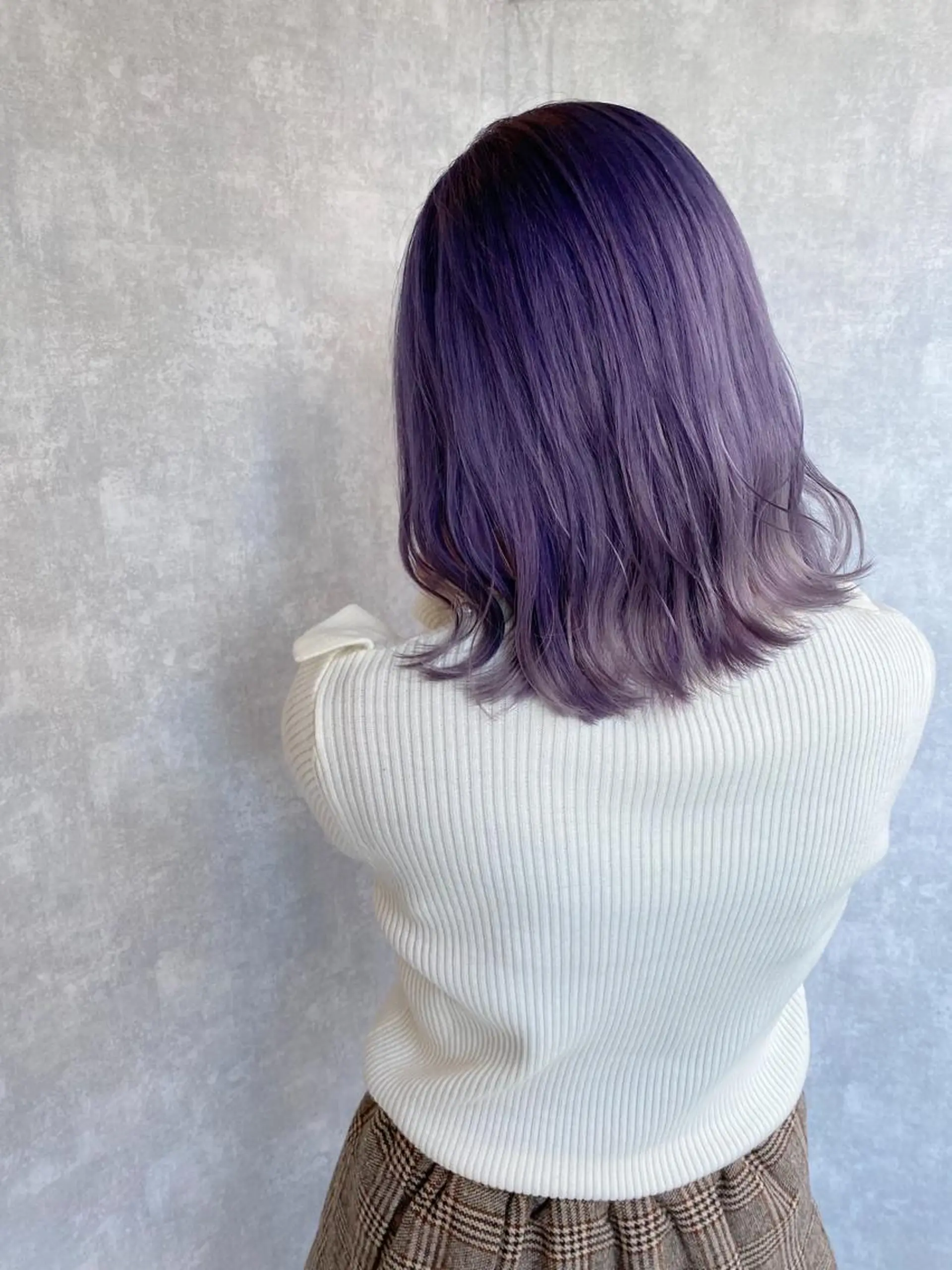 ミディアム カラー カット ヘアカラー トリートメント 入江 允のヘアスタイル