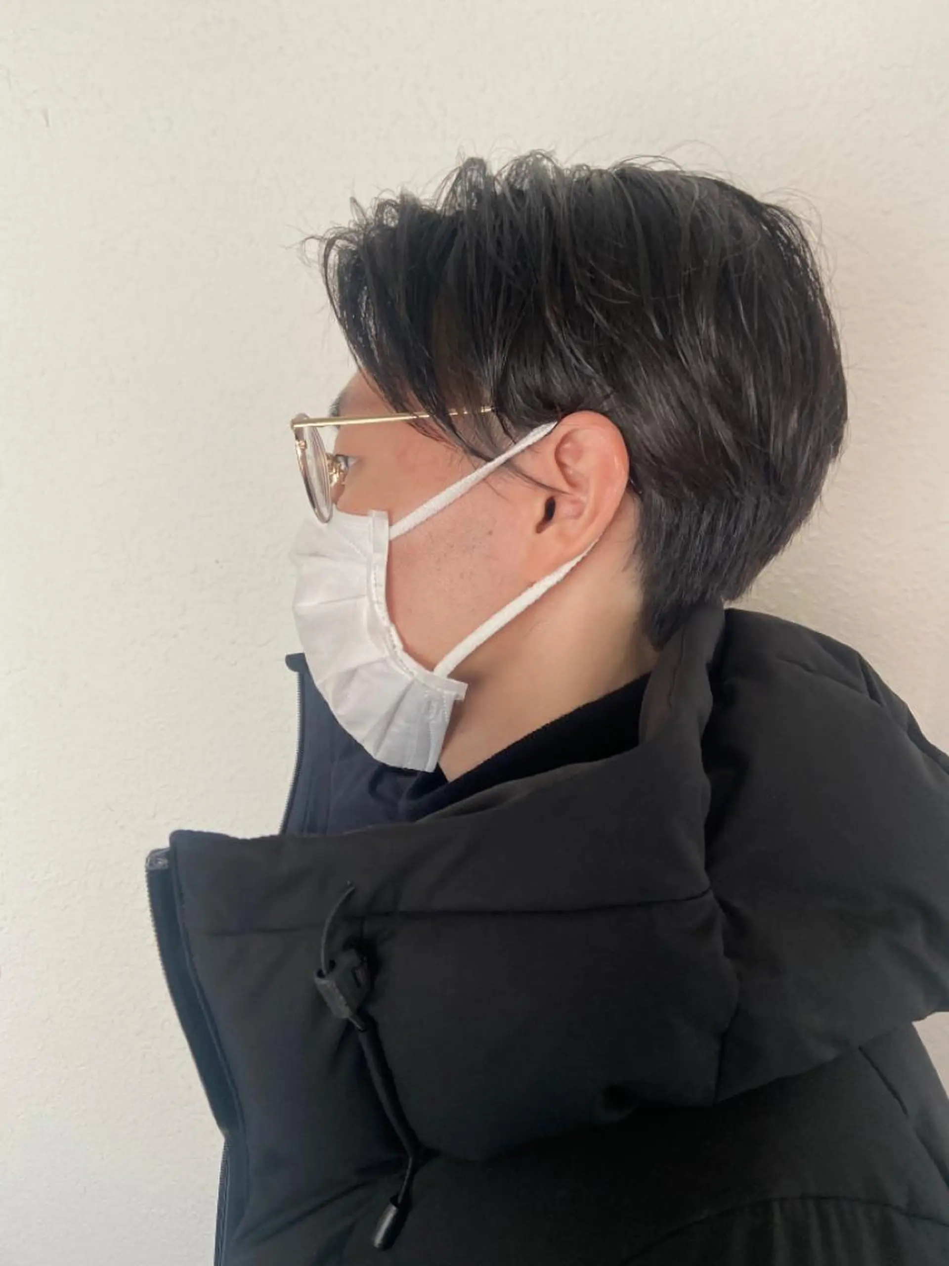 ショート カラー パーマ ヘアアレンジ メンズ キッズ ネイル マツエク・マツパ メンズパーマ アッシュ 黒髪 ブルーカラー ブルーブラック times salon名駅所属・久木原 ゆりのヘアスタイル