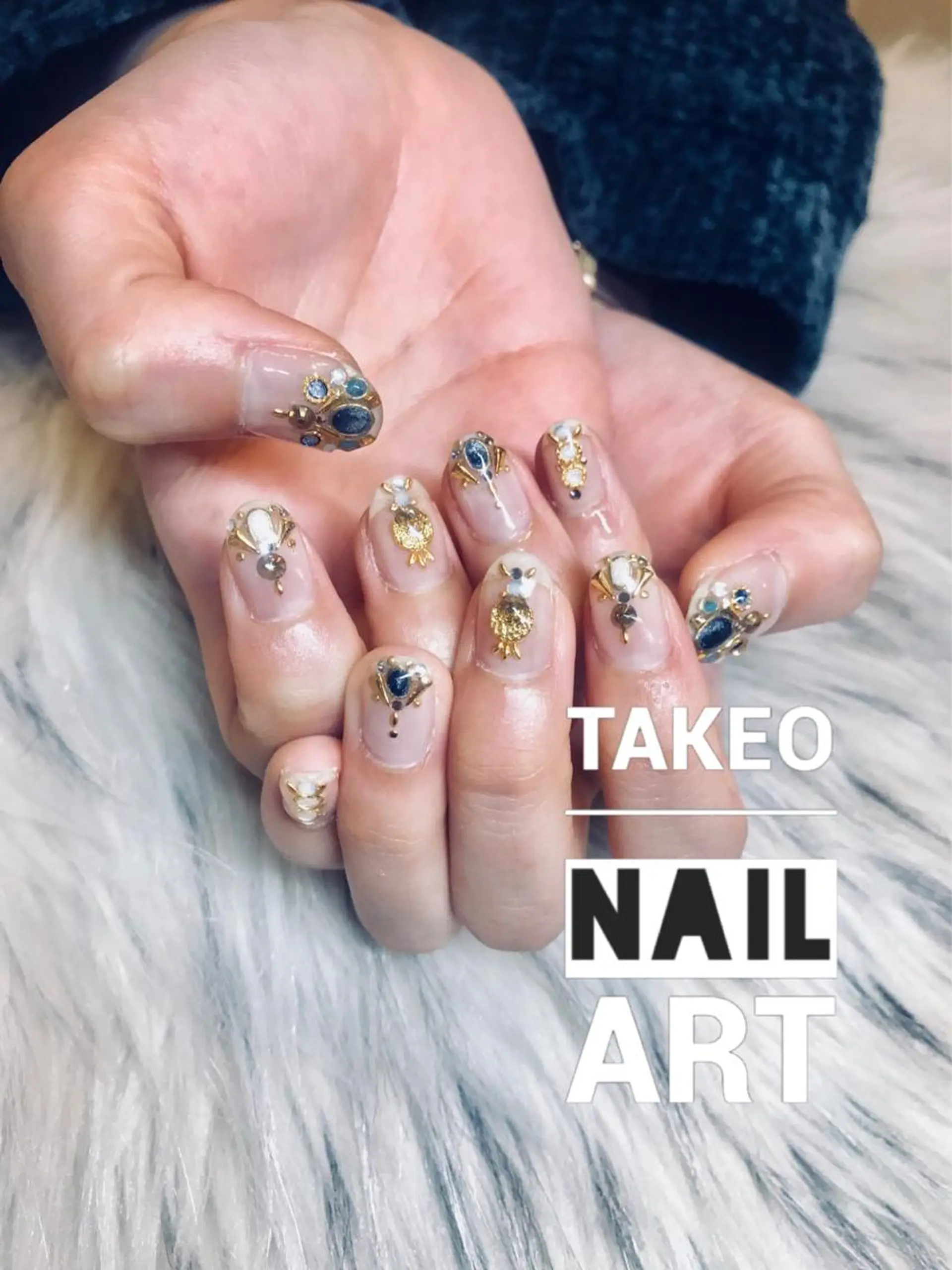 ショート ネイル クリアネイル nail&eye Aoのマツエク・マツパデザイン