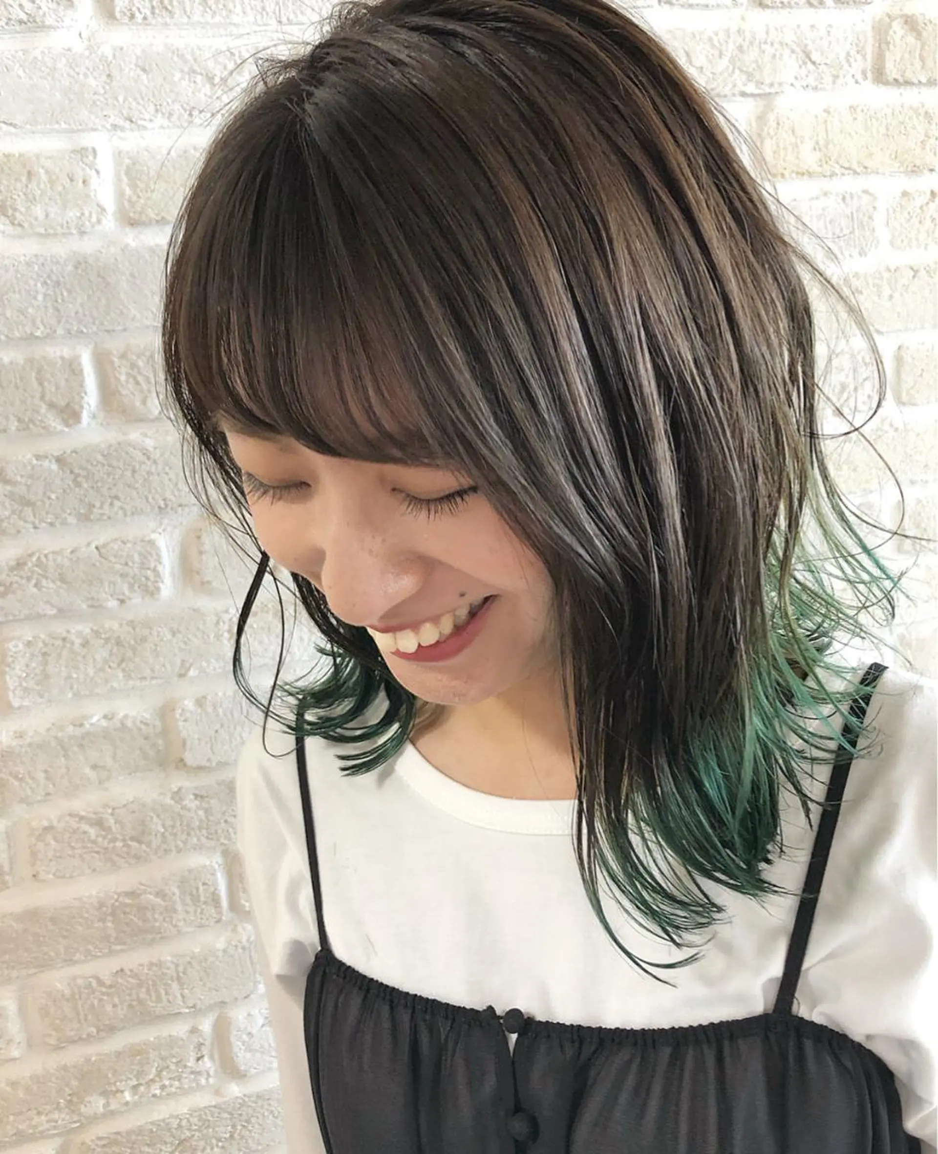 ミディアム カラー グラデーションカラー hair salon Ranun髪質改善のヘアスタイル