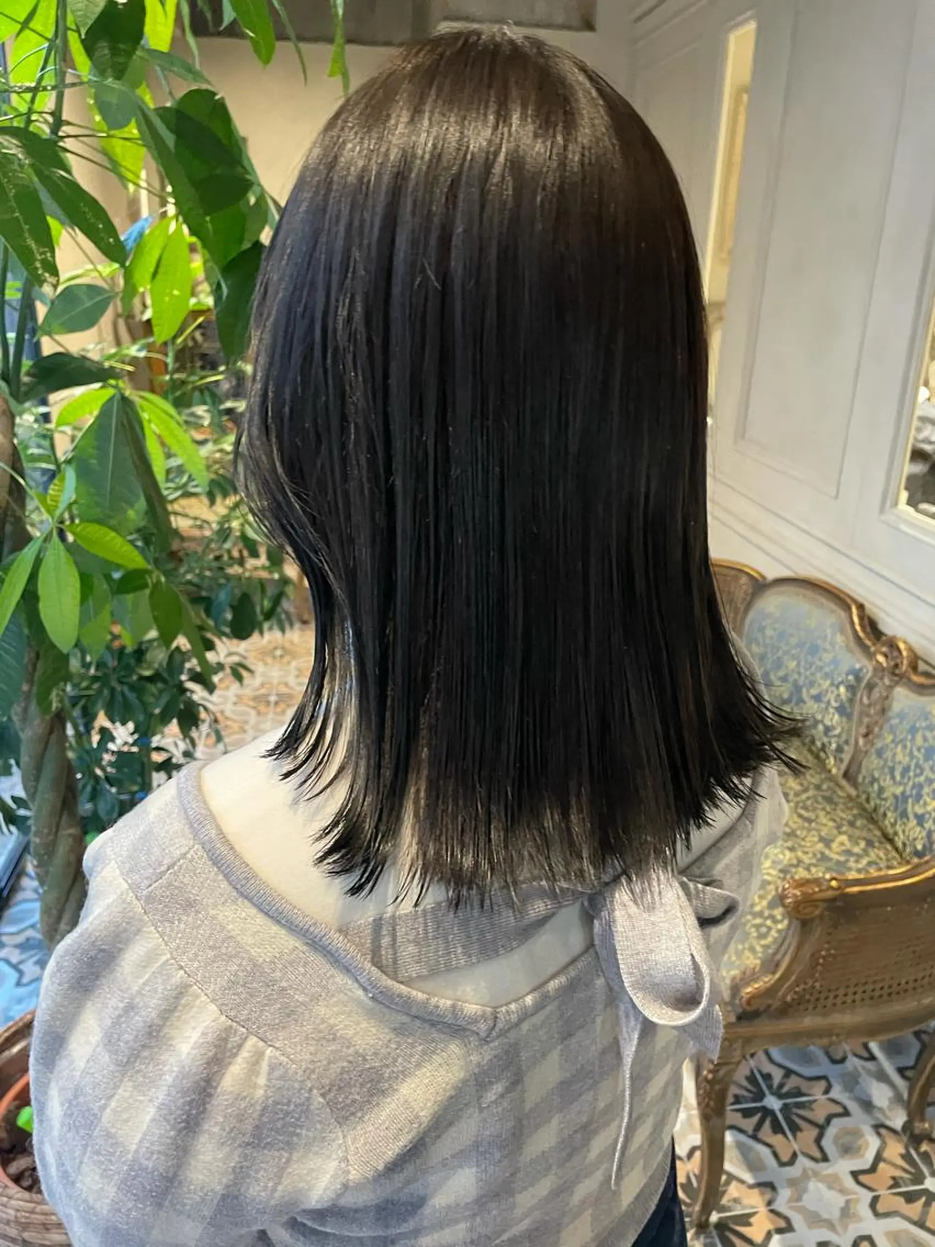 セミロング 原 菜帆のヘアスタイル