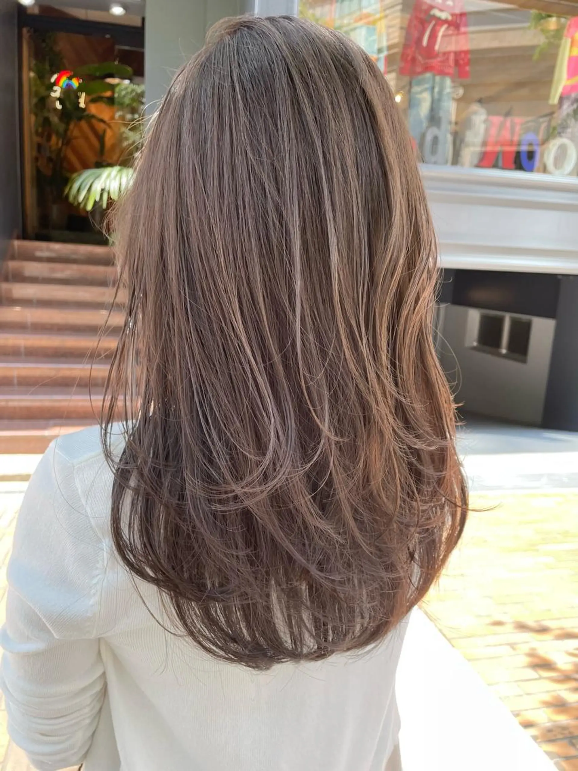 カラー 髪質改善/縮毛矯正 /美髪カラー/こてのヘアスタイル