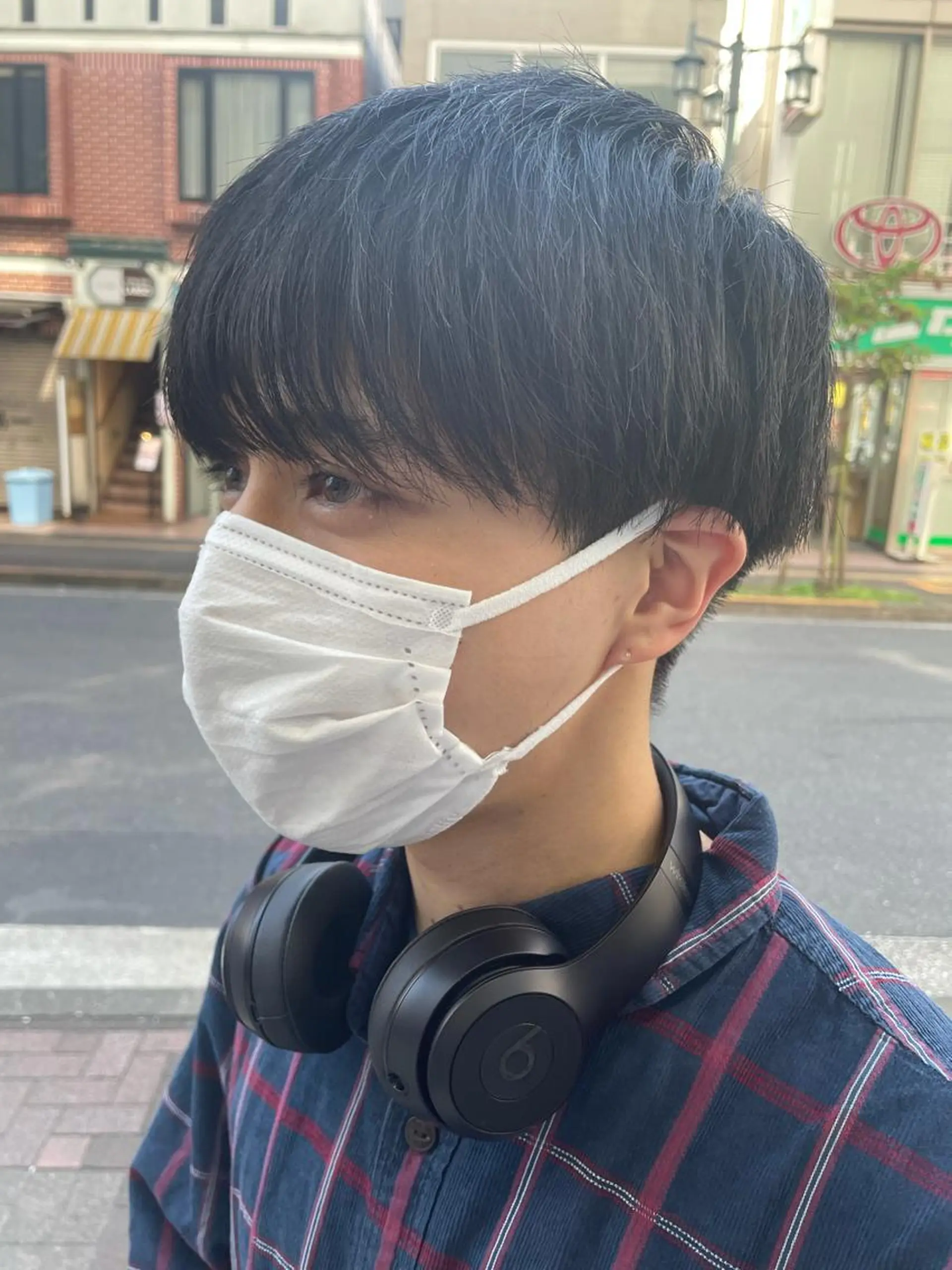 メンズ マッシュ シースルーマッシュ カット 韓国ヘア🦋 MIYUのヘアスタイル