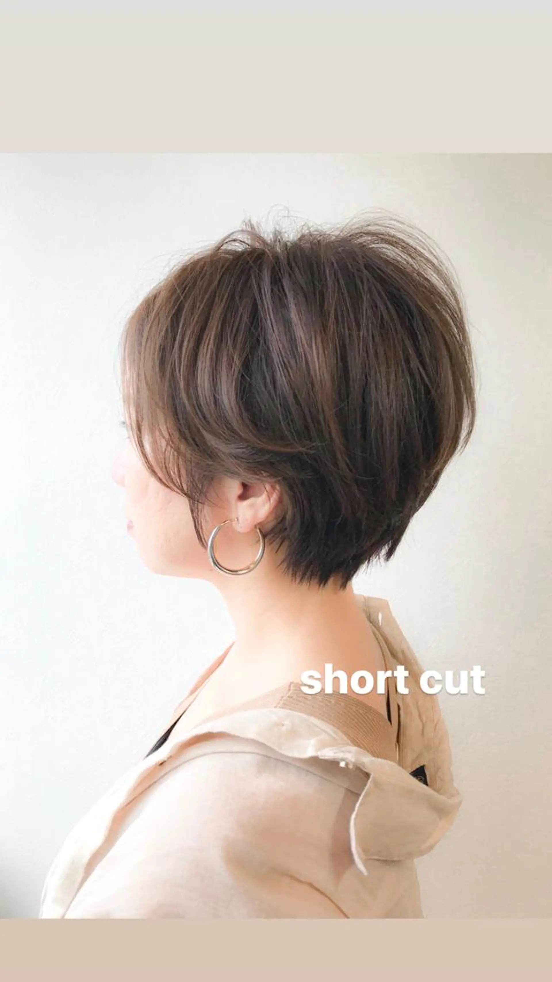 ショート カラー ショートヘア Elsa 神戸三宮【エルサ】所属・小山 侑香のヘアスタイル
