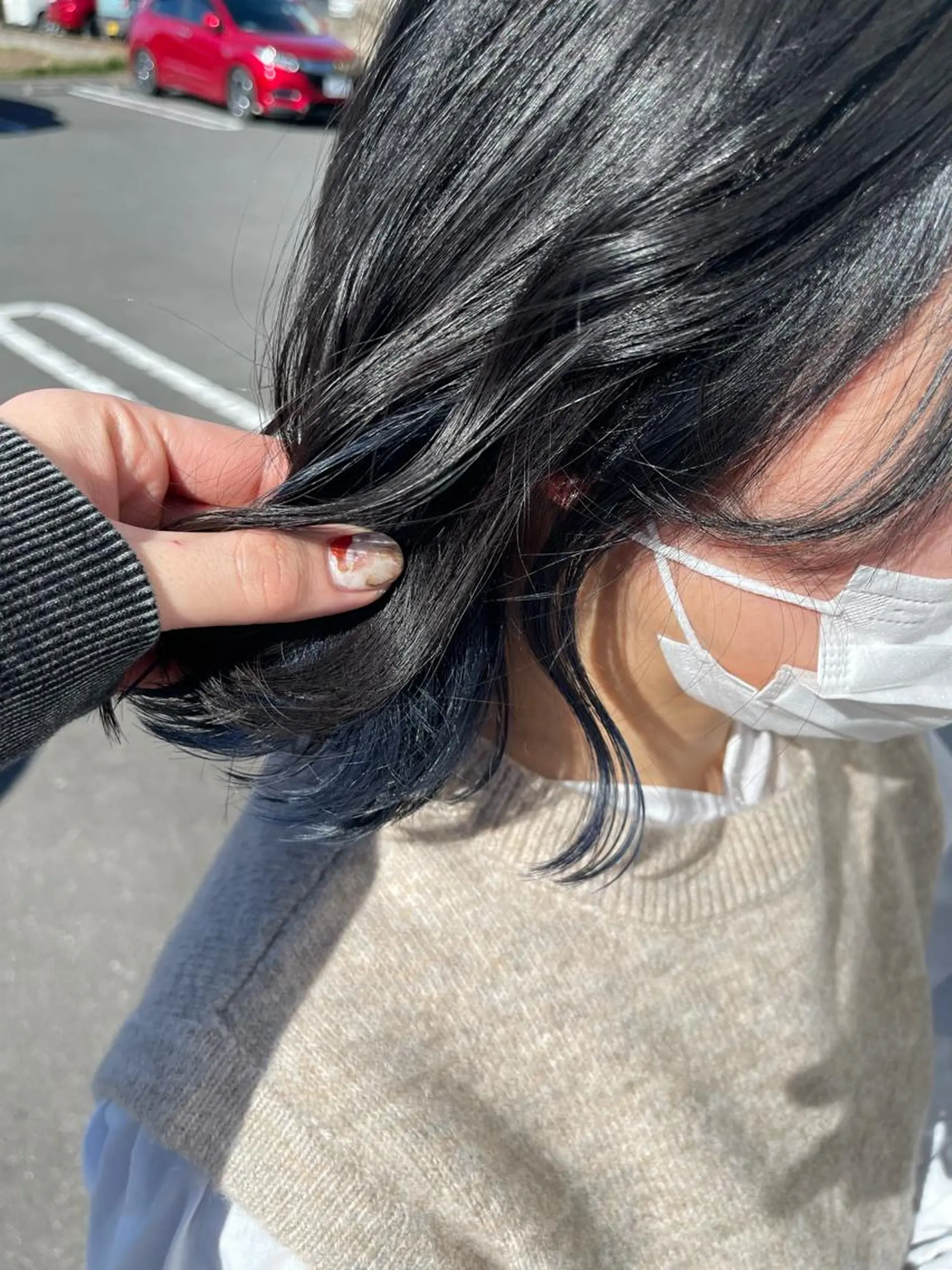 ミディアム 剣持友希/ifh iizuka/高崎のヘアスタイル