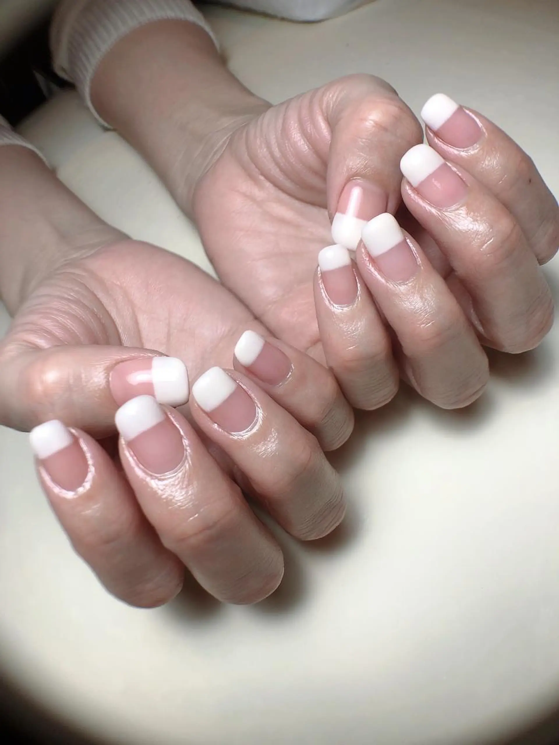 ネイル フレンチネイル Nail ビ爪のネイルデザイン