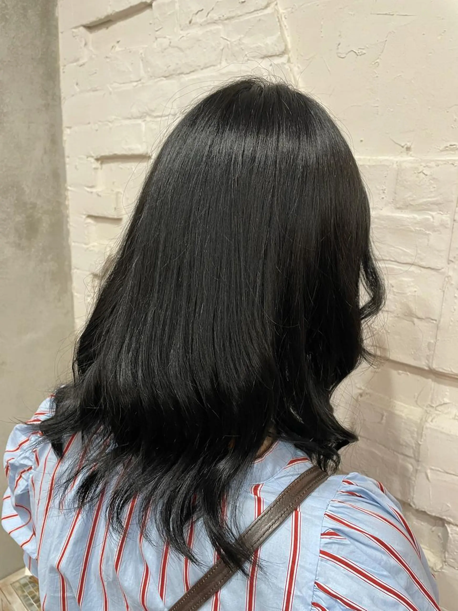 セミロング カラー 【ピンク/韓国ヘア/ ヘアセット】亜海のヘアスタイル