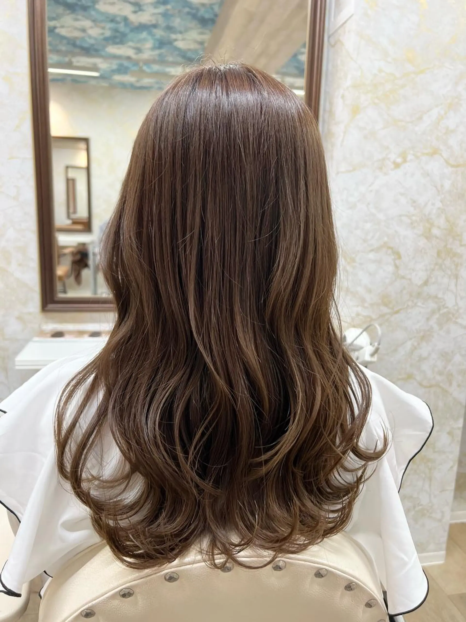 セミロング カット ヘアカラー トリートメント 髪質改善特化💫 韓国ヘアAyumuのヘアスタイル