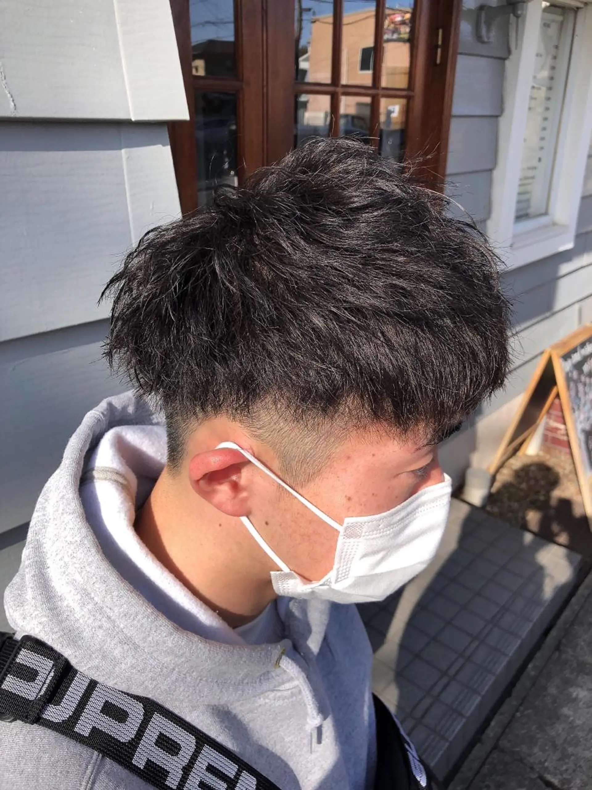 ショート パーマ メンズ メンズパーマ メンズツイストパーマ ツイストパーマ カット パーマ fulam所属・佐藤悠生/郡山 メンズパーマ.カットのヘアスタイル