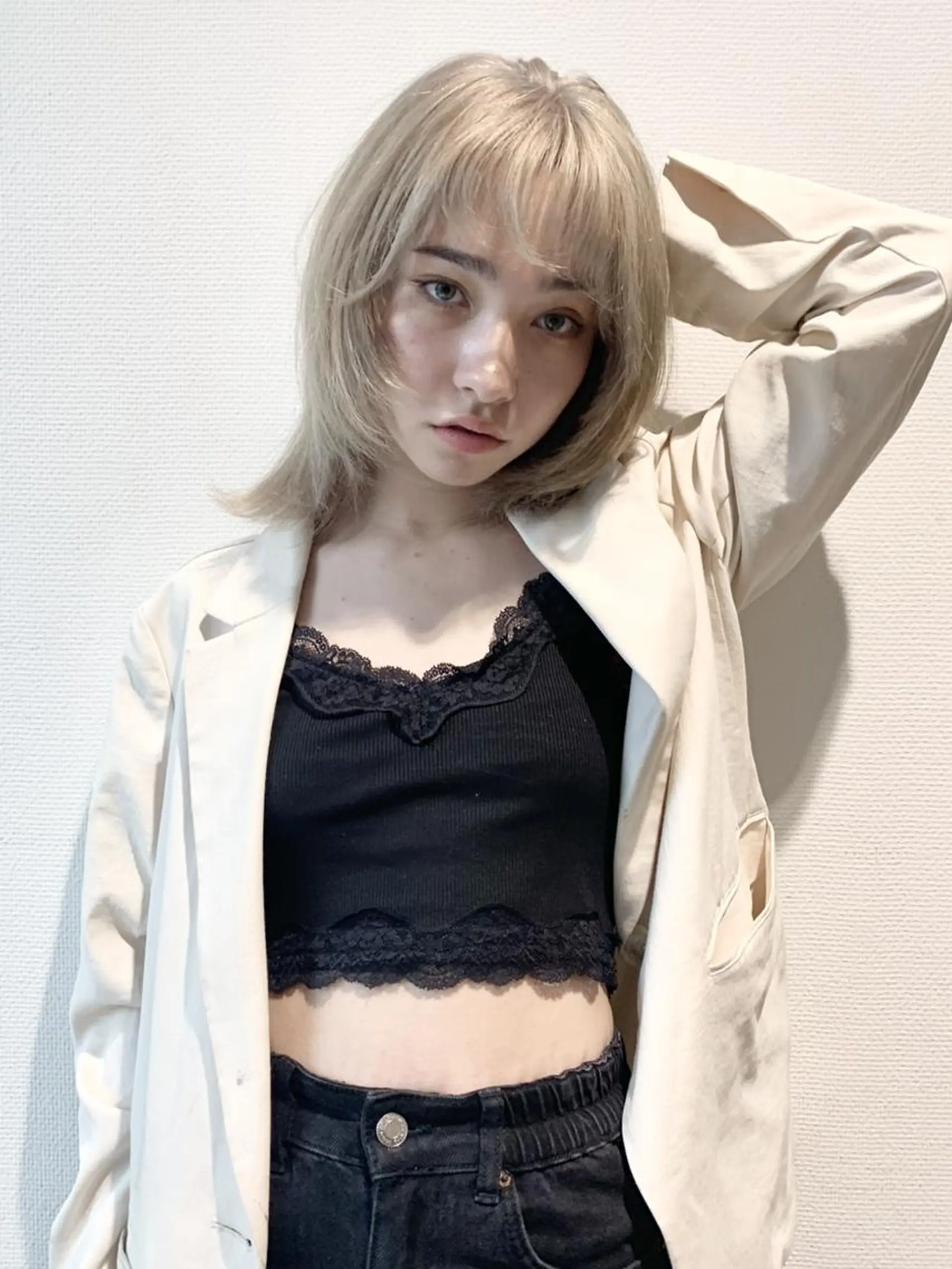 セミロング カット トリートメント ダブルカラー/ -KOKO-本八幡のヘアスタイル