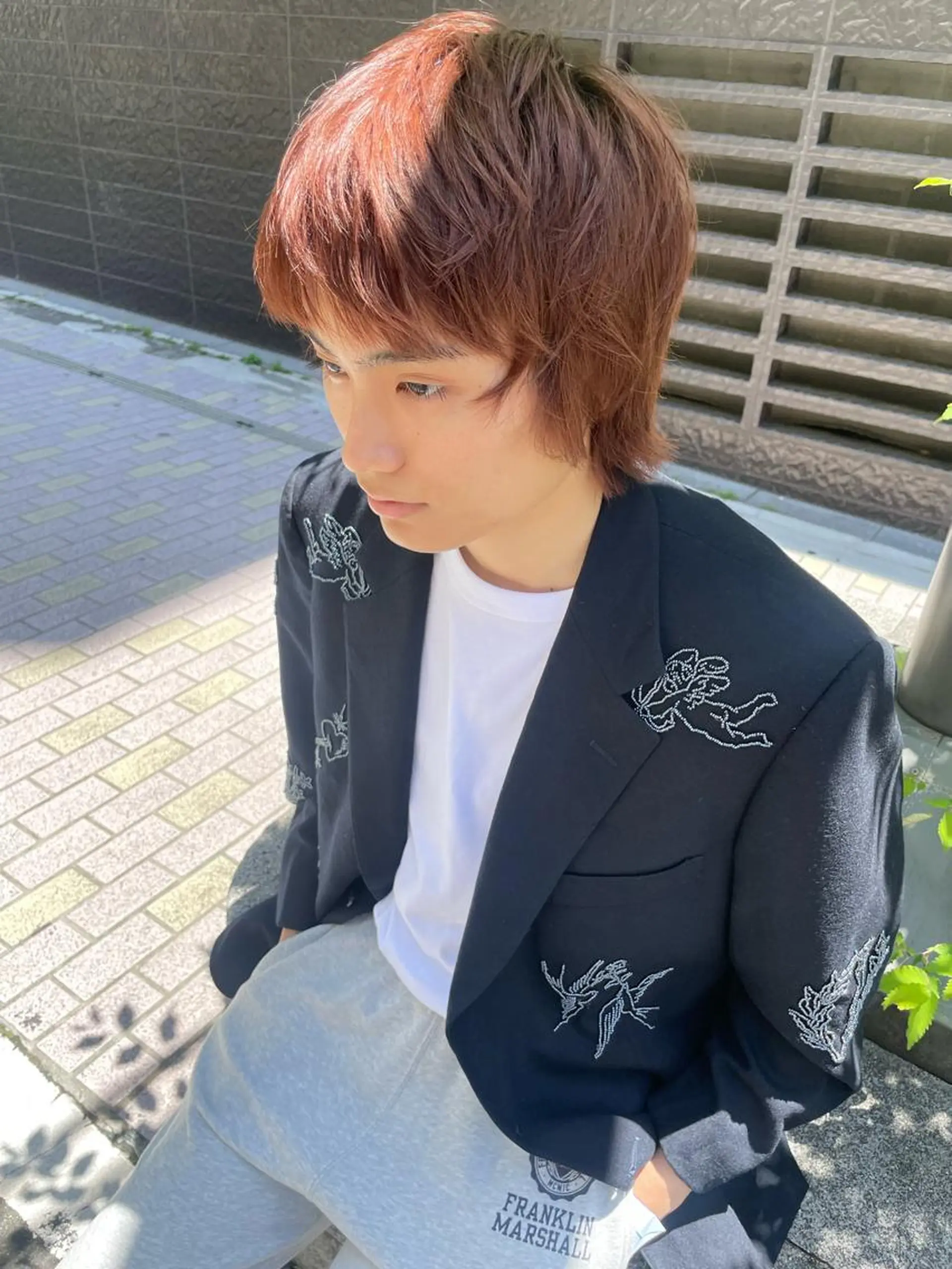 ショート カラー バレイヤージュ ブリーチ ケアブリーチ デザインカラー ダブルカラー カット ヘアカラー トリートメント スパイラルパーマ 🌐hina⭐️のヘアスタイル