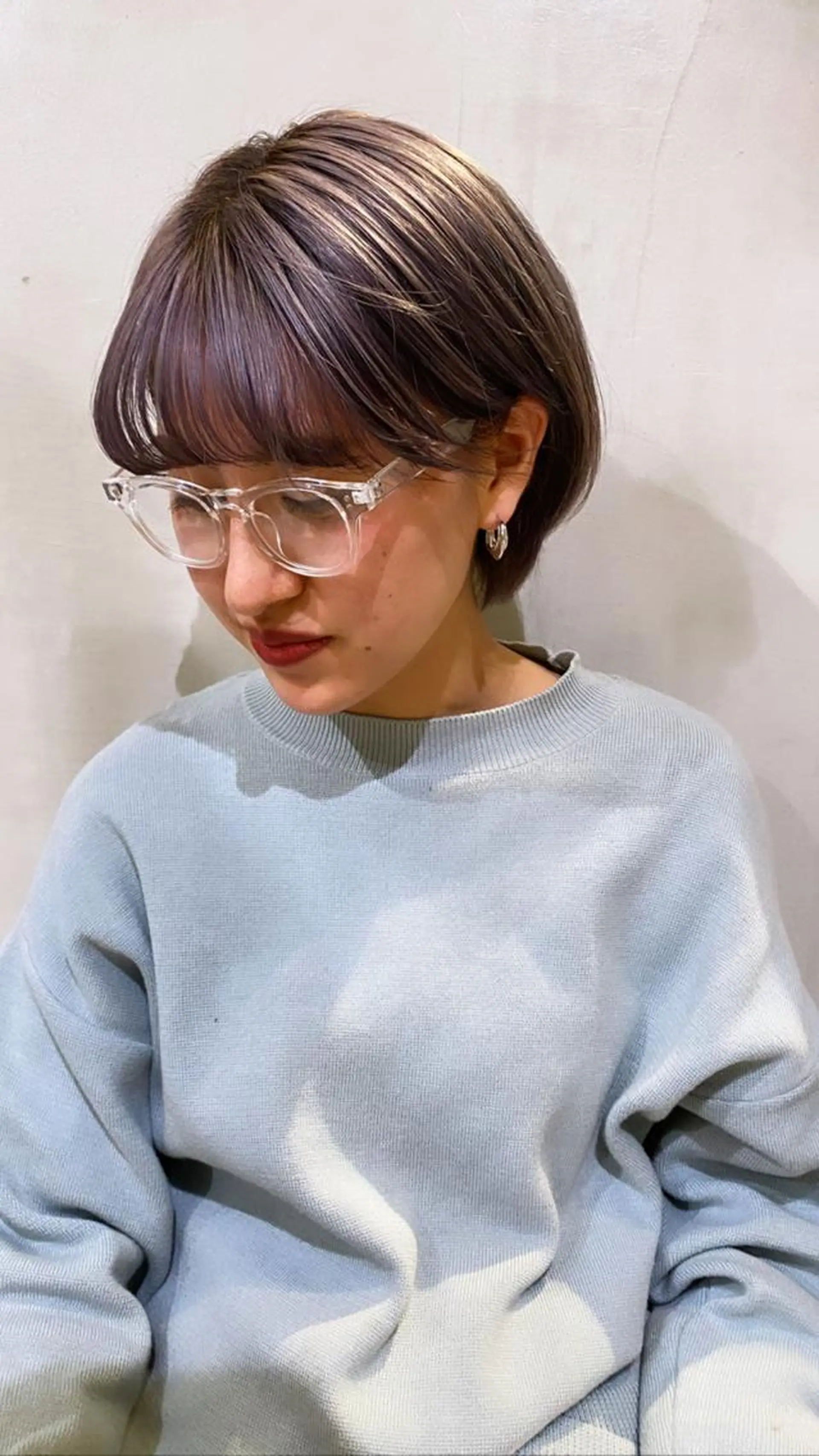 ミディアム カラー ヘアアレンジ Hair & make Lamp所属・梅田のブリーチ特化 美容師KAI🥰のヘアスタイル