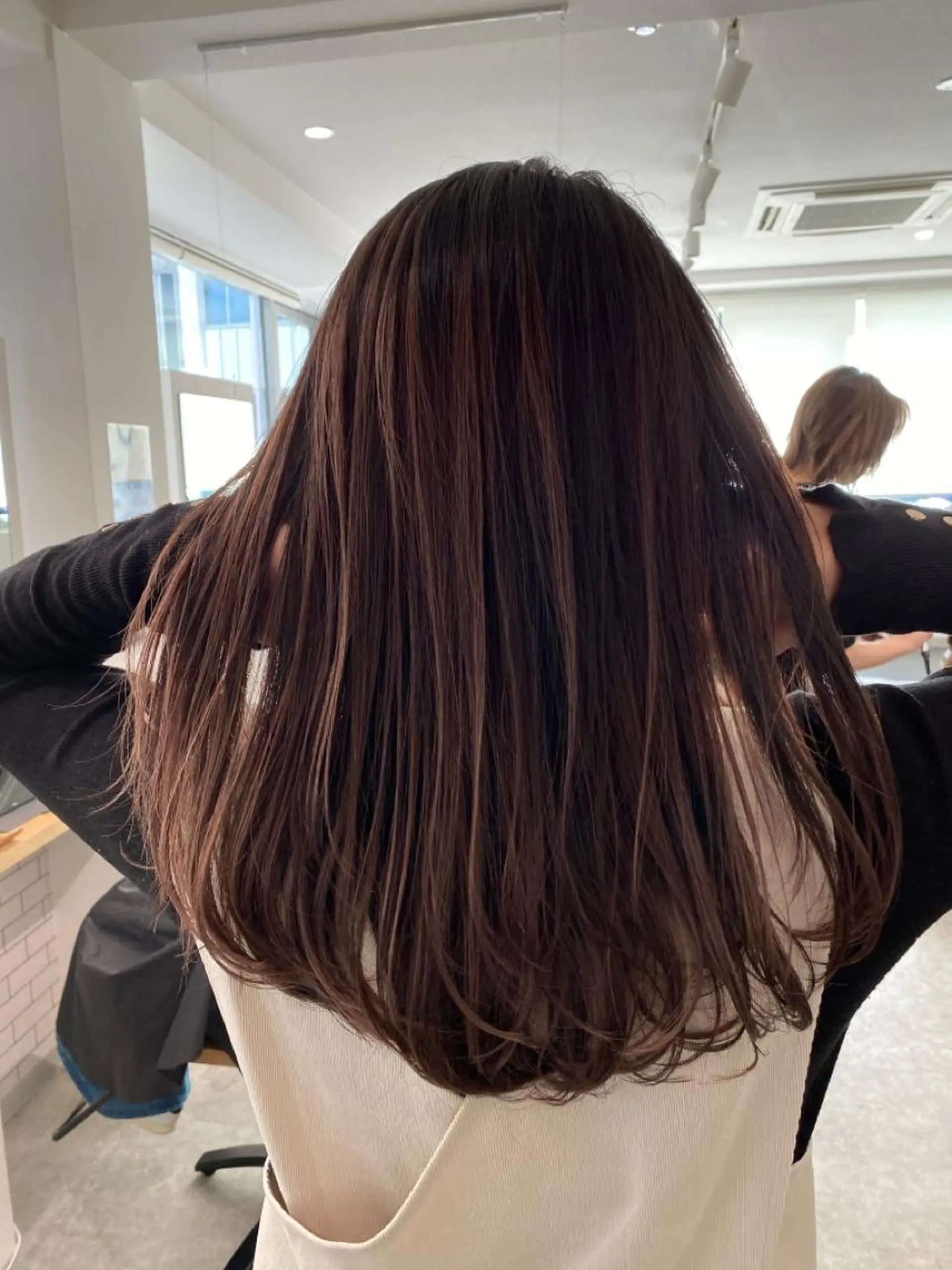 ミディアム カラー ハイライトカラー ハイライト カット ヘアカラー トリートメント JILBLAN京都 ショート/ハイライトのヘアスタイル