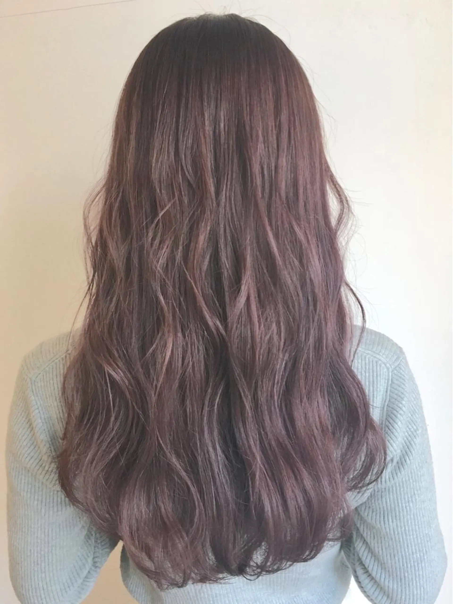 ロング カラー ベージュカラー ピンクカラー ピンクベージュ ヘアカラー トリートメント ヘアセット go today shaire salon 本店所属・yoshi ☆のヘアスタイル