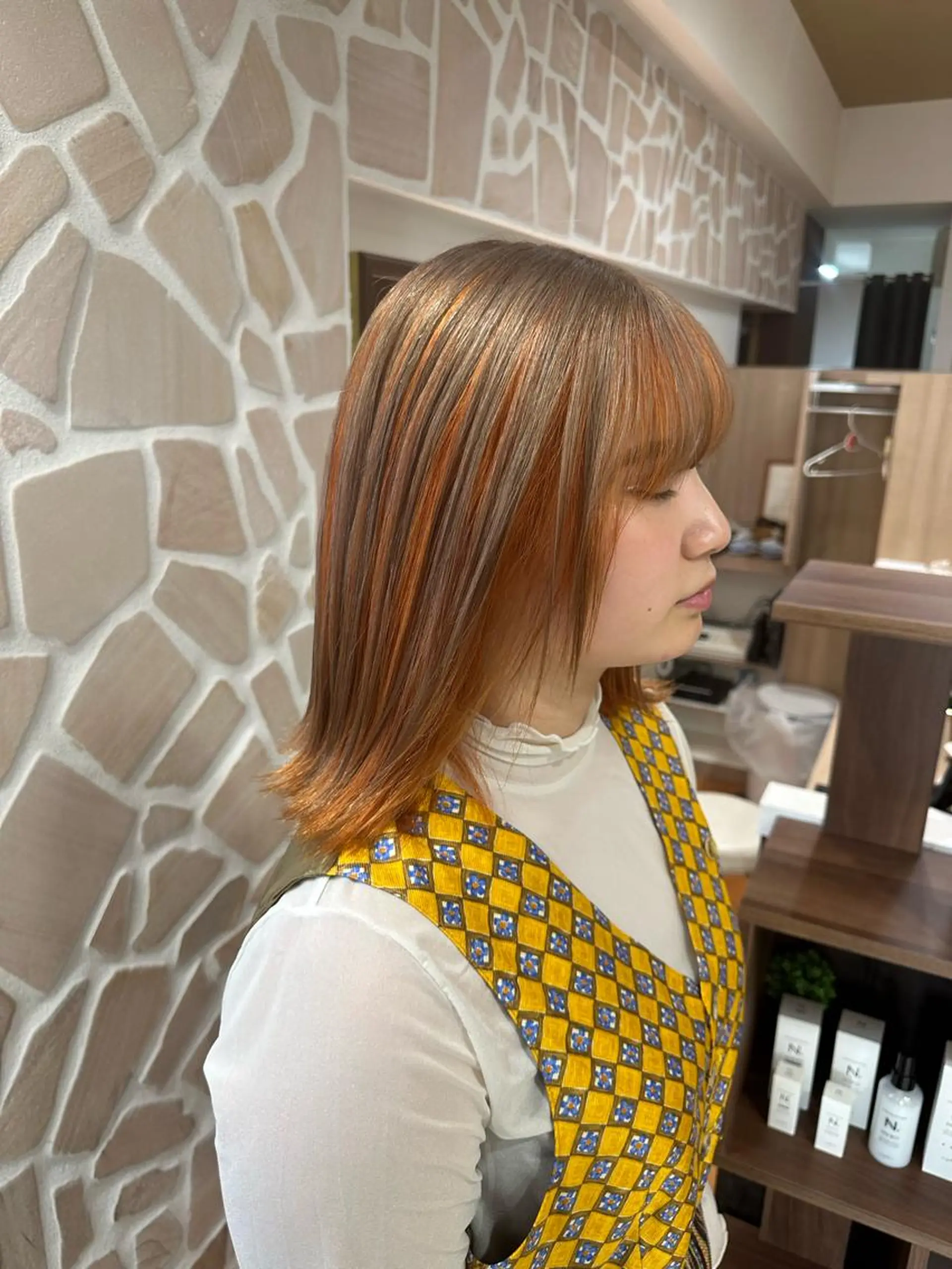 ミディアム カラー ヘアアレンジ ブリーチ MONIQA所属・🐲RYUKI メンズブリーチのヘアスタイル