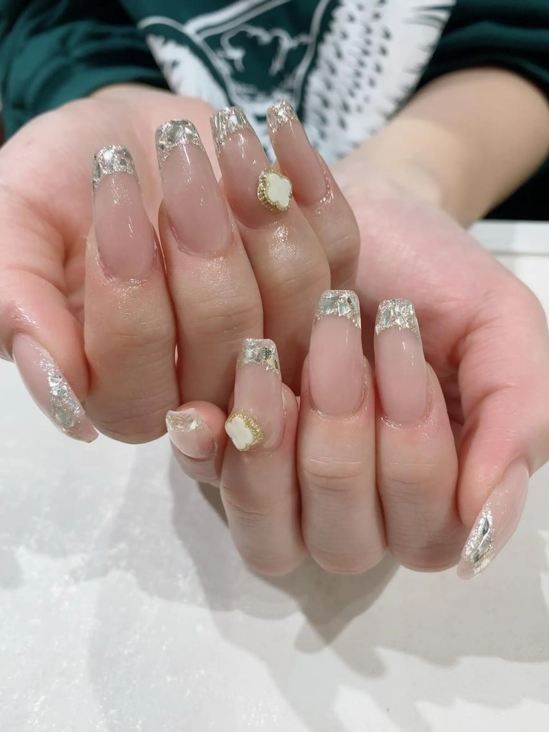 セミロング ハンドネイル JNA認定講師🌸 RIEのネイルデザイン