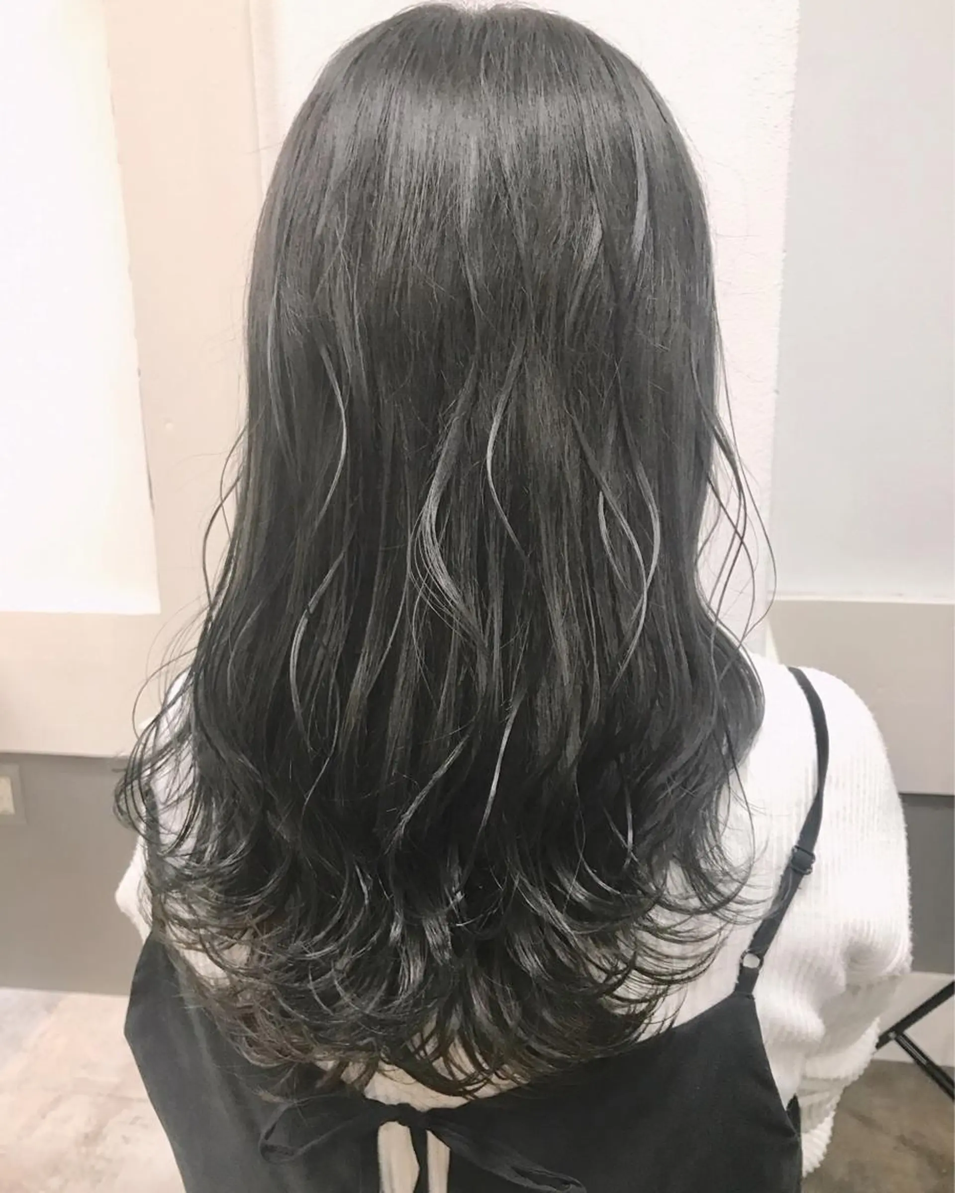 セミロング カラー ヘアアレンジ グレージュ カット ヘアカラー トリートメント GiseL天神カラー 髪質改善/ブリーチのヘアスタイル