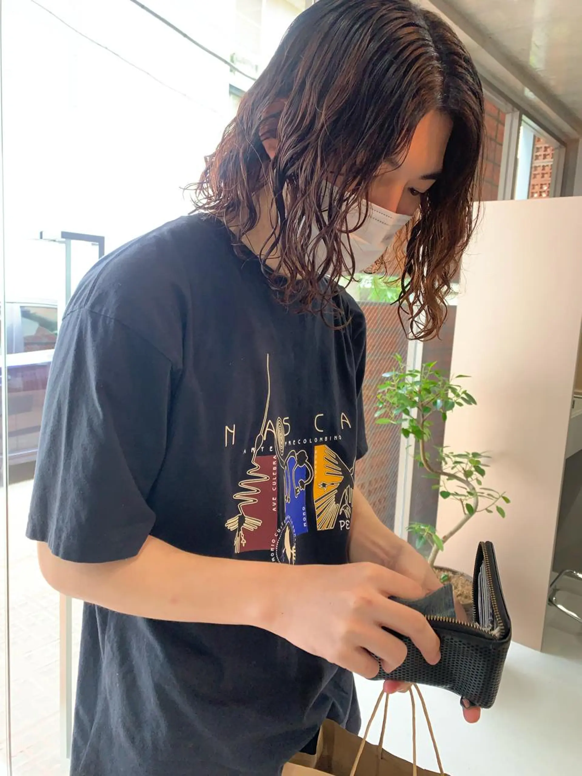 ミディアム パーマ ボブパーマコテ巻き風 パーマNo1深江秀平のヘアスタイル