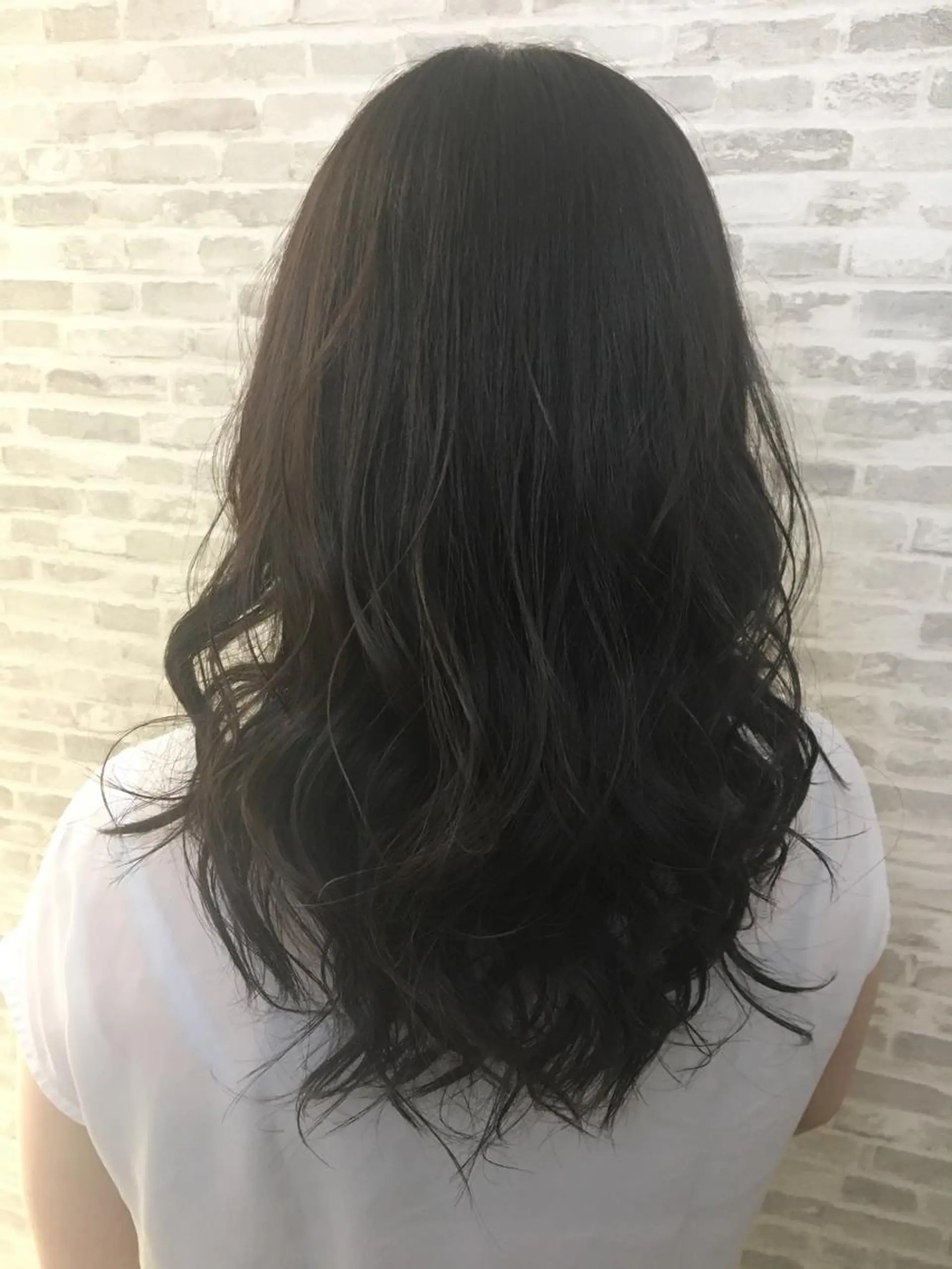 セミロング ✨圧倒的ツヤ髪✨ 小野あすかのヘアスタイル