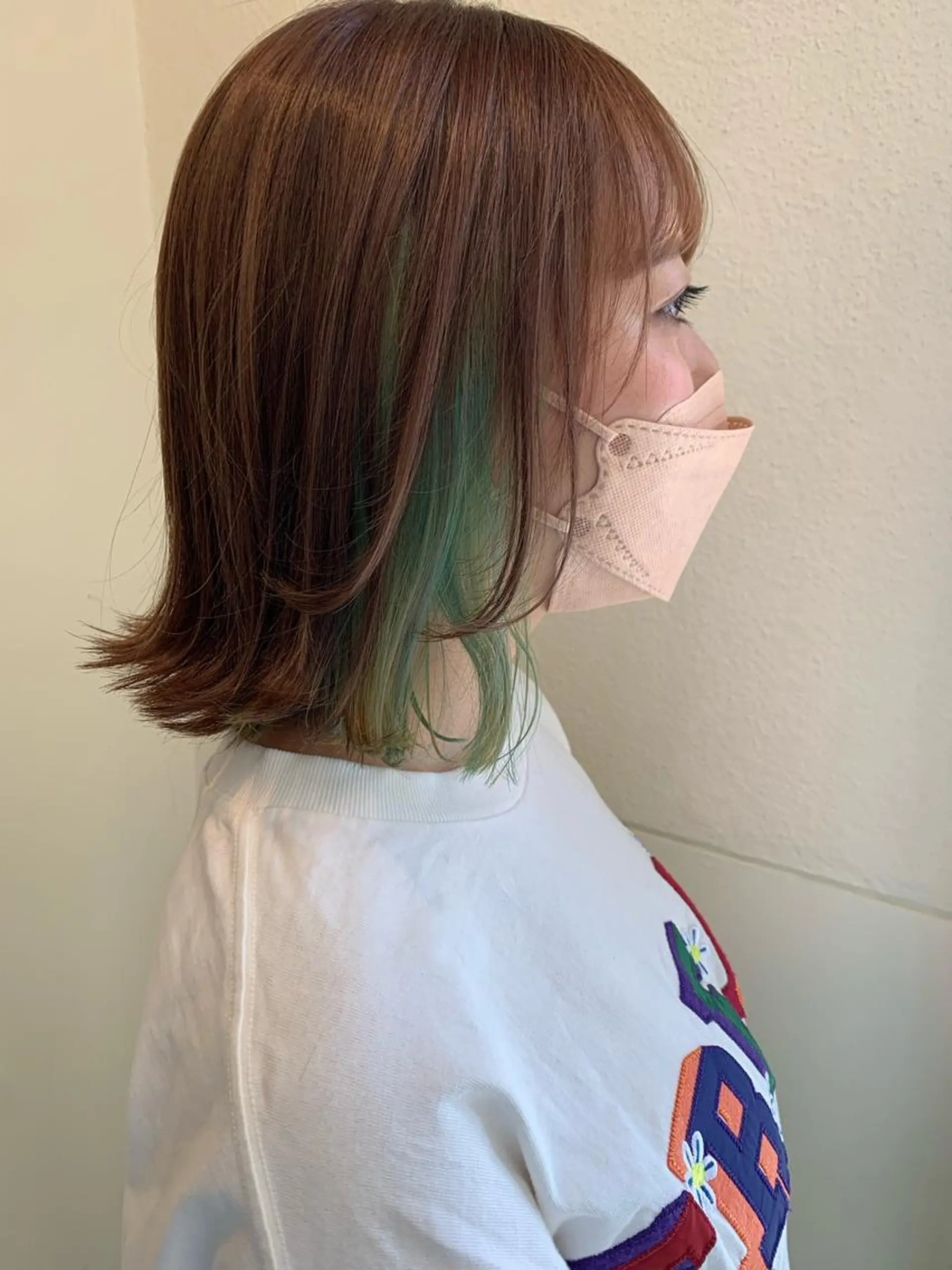 ミディアム カラー 船津武俊 フナツタケトシのヘアスタイル