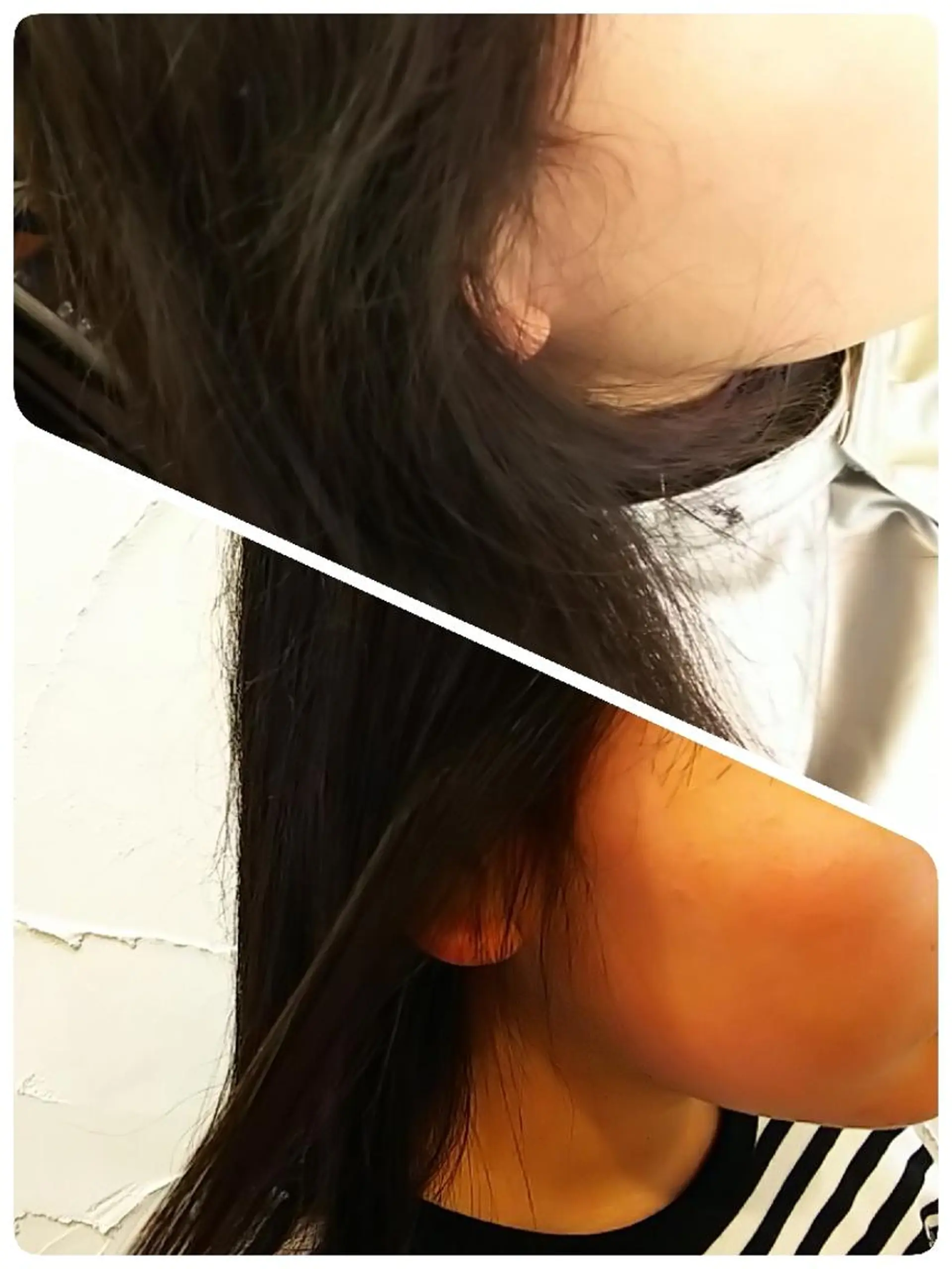 パーマ 学生 縮毛矯正 髪質改善＆白髪ぼかし カラー♡店長みやけ♡のヘアスタイル