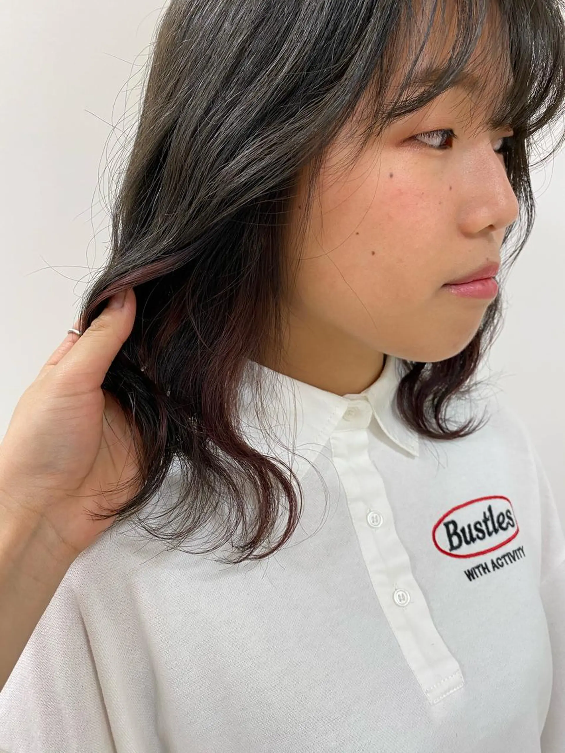 ミディアム カラー レイヤー/ウルフ🤎 mayo.のヘアスタイル