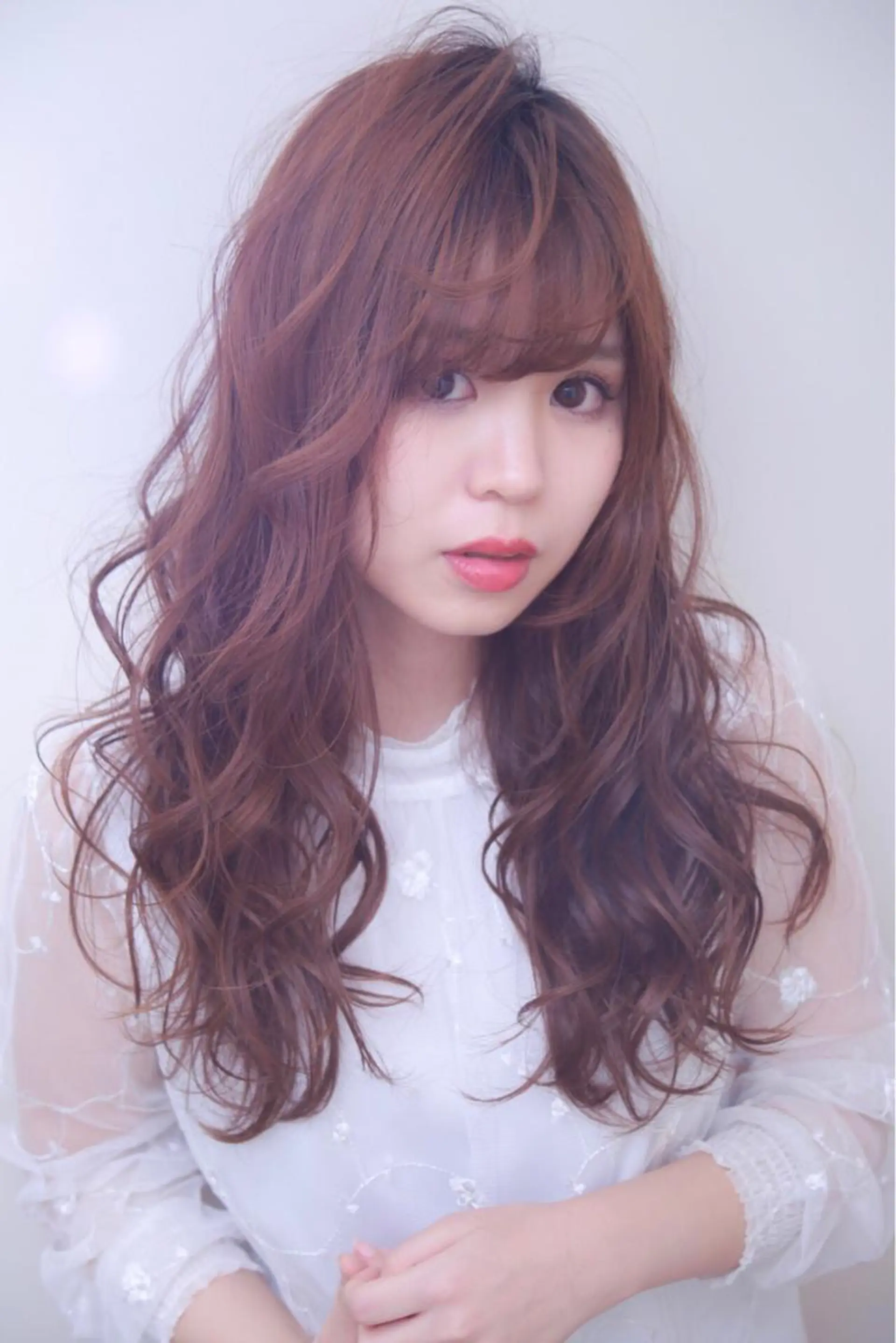 ロング 伊藤 裕貴のヘアスタイル