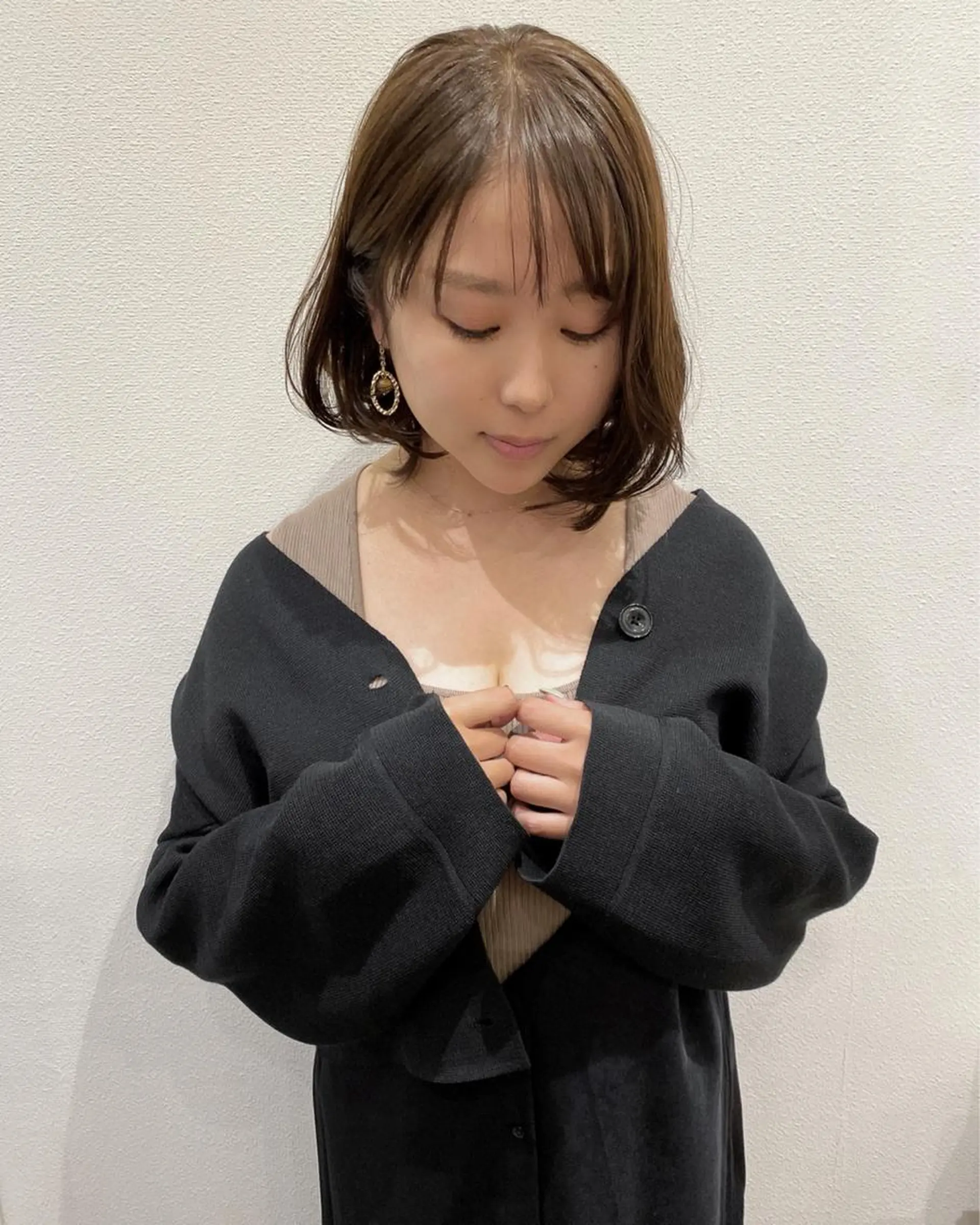 ミディアム カラー Livre所属・【ツヤ髪カラー】本郷 星音のヘアスタイル