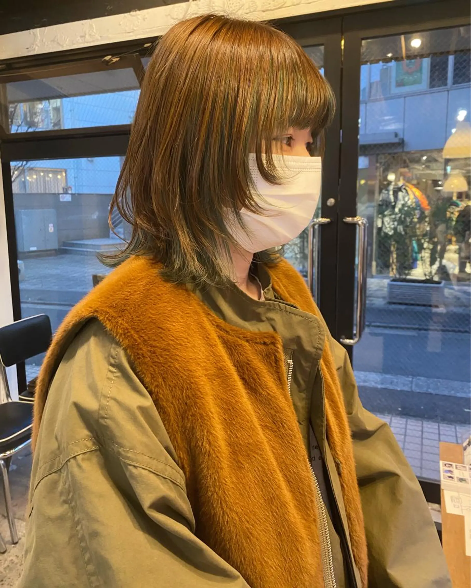 ミディアム カラー カット ヘアカラー トリートメント 柔らかいcolor 🌿harukaのヘアスタイル