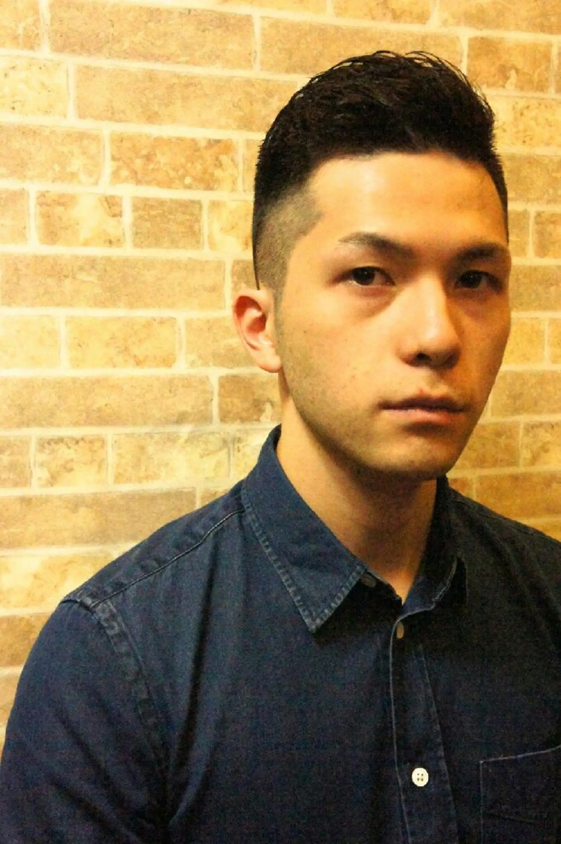 ショート パーマ メンズ 田知本 遼のヘアスタイル