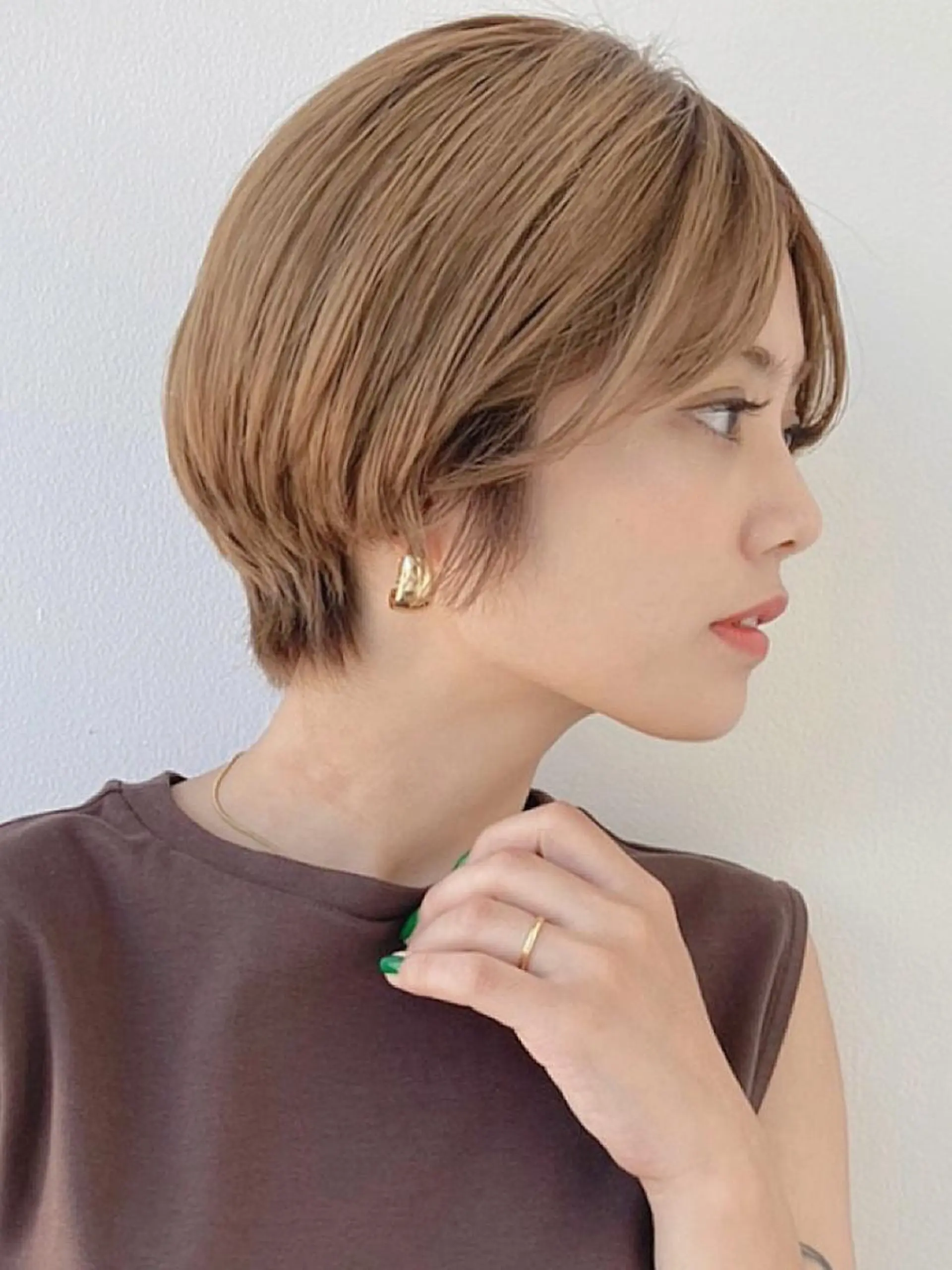 ショート カラー メンズ✨パーマ 大室雄基のヘアスタイル