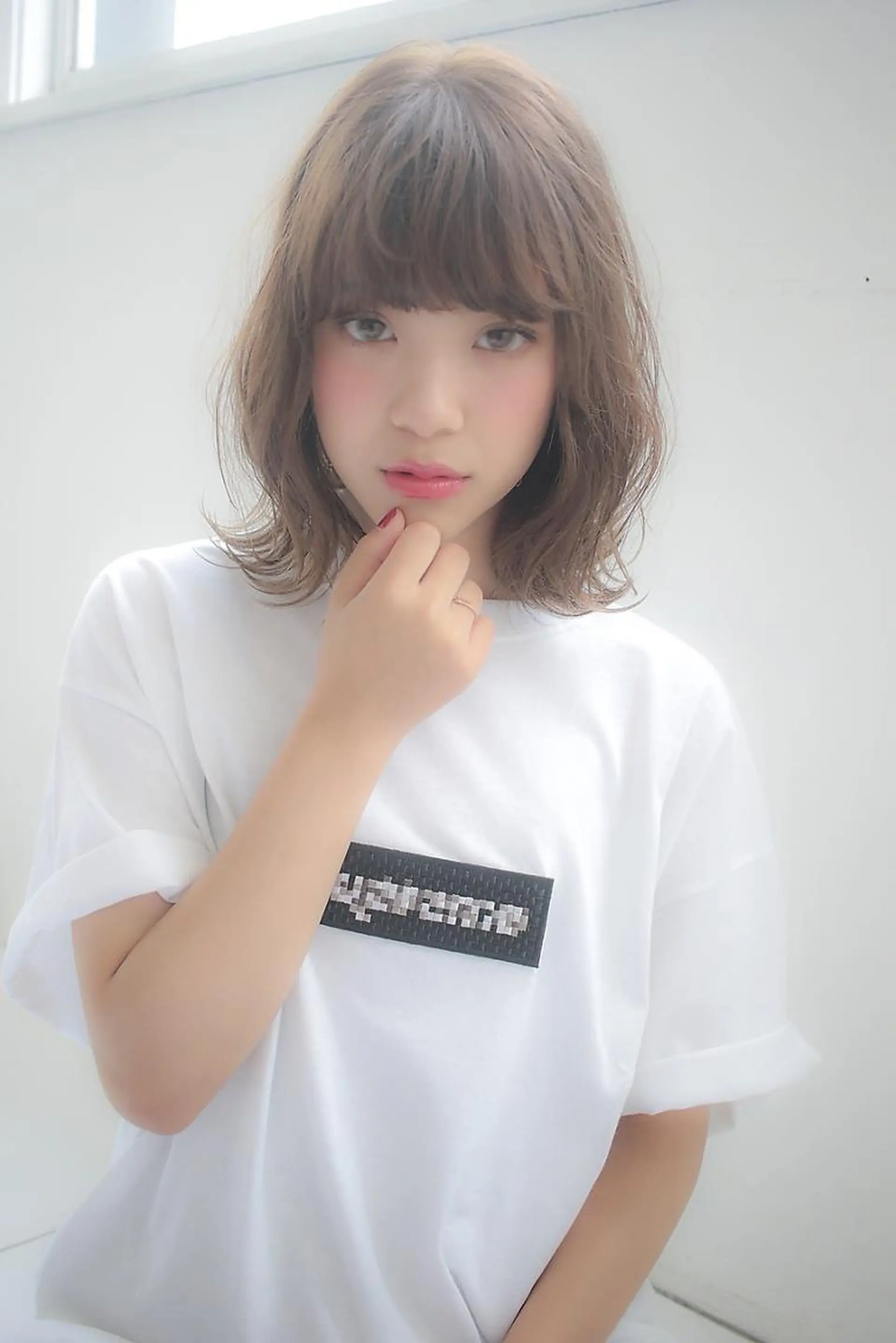 ミディアム カラー 💘トレンドスタイル 💘透明感ヘアのヘアスタイル