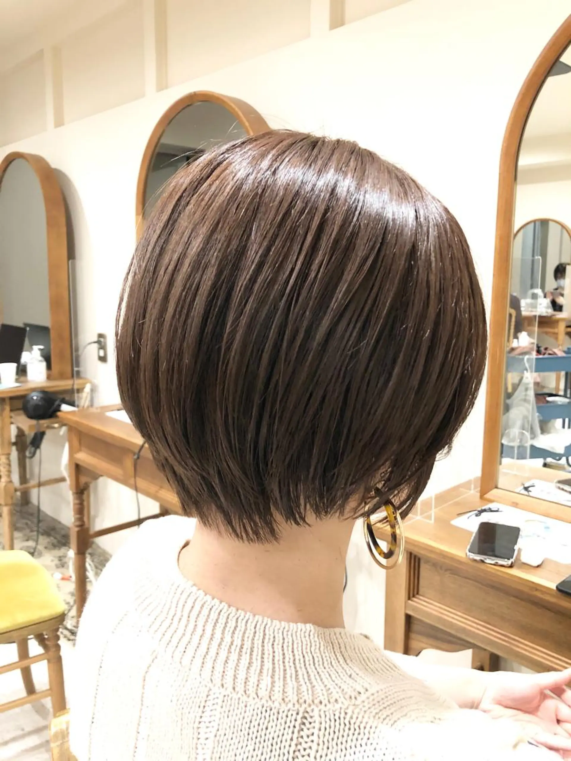 ショート カラー カット トリートメント 笠原 健人のヘアスタイル