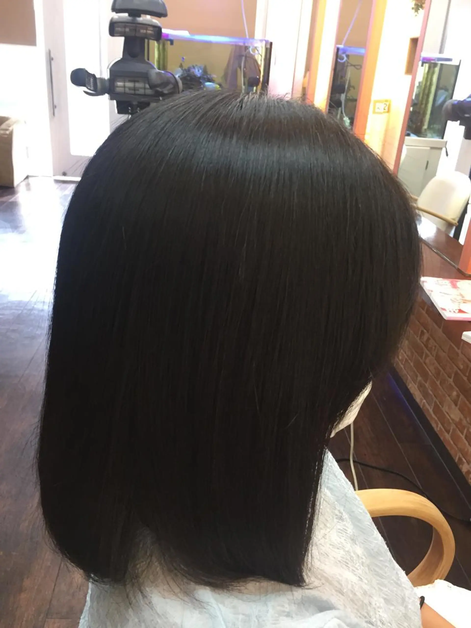 セミロング 桧山 真のヘアスタイル