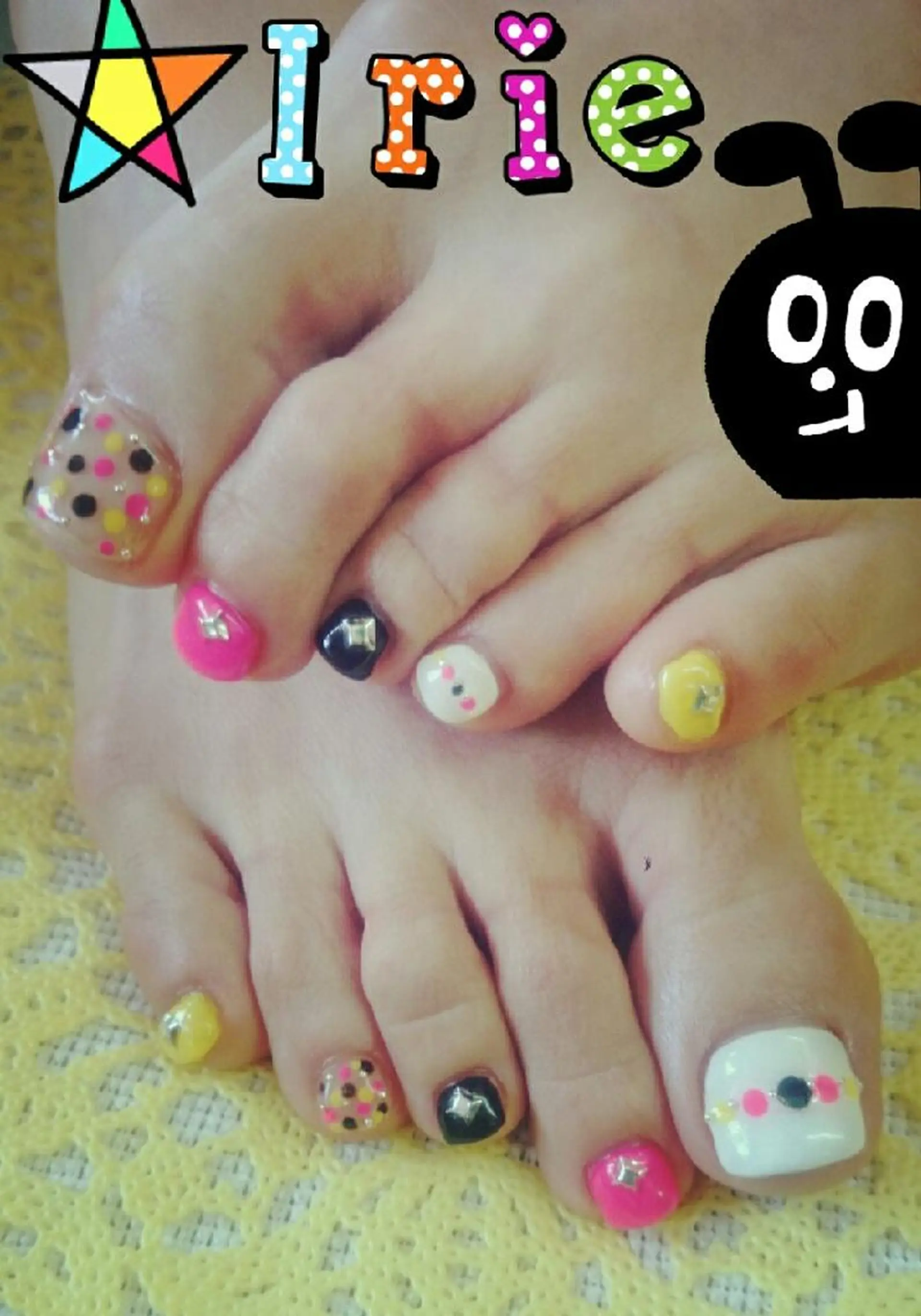 ネイル フットネイル Hair salon Irie所属・與儀 知佳のネイルデザイン