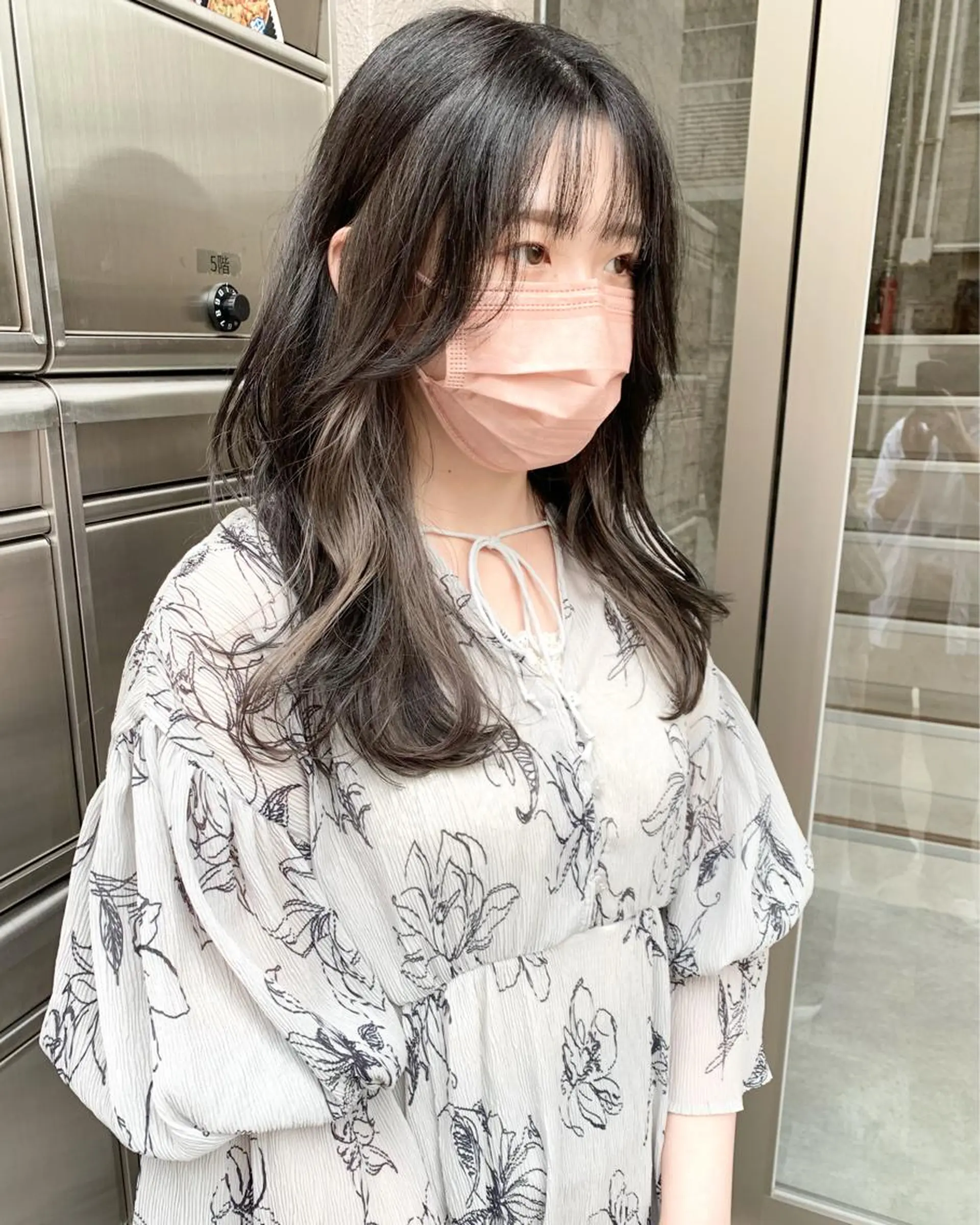 セミロング カラー カット ヘアカラー トリートメント 樫原裕二 /柔らかいカラーのヘアスタイル