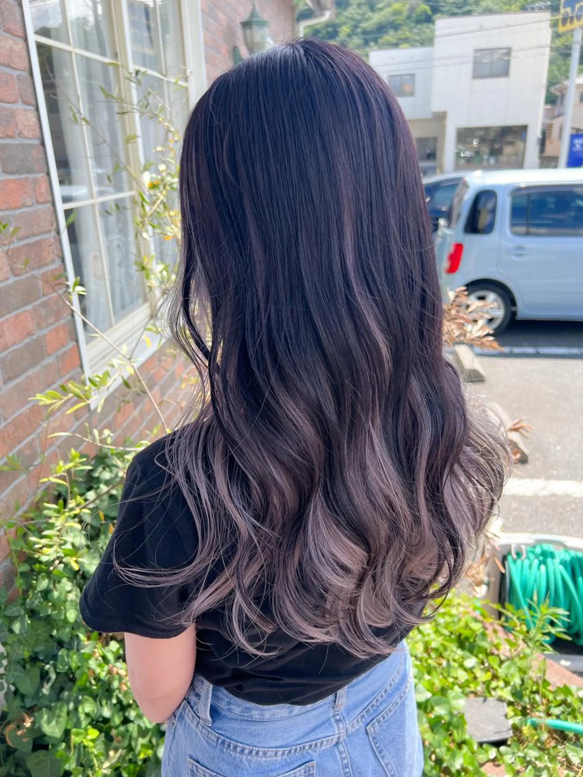 ロング カラー YURAGI🤍 SAEのヘアスタイル