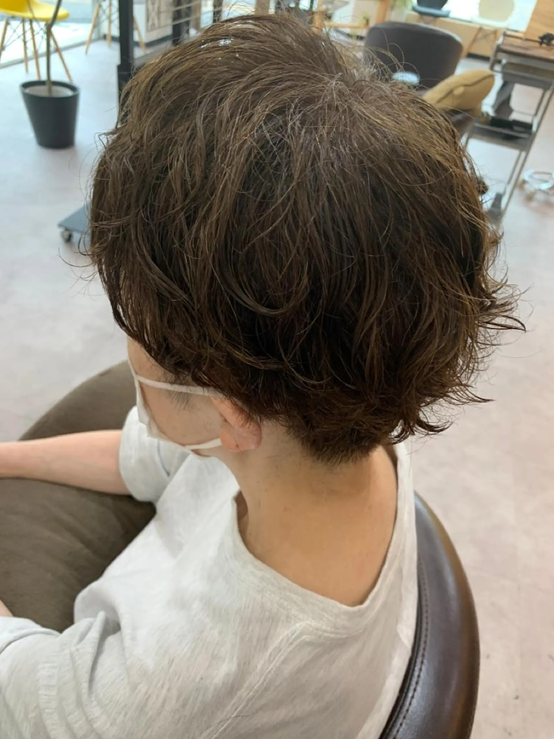 ショート パーマ ufufu所属・境 菜摘のヘアスタイル