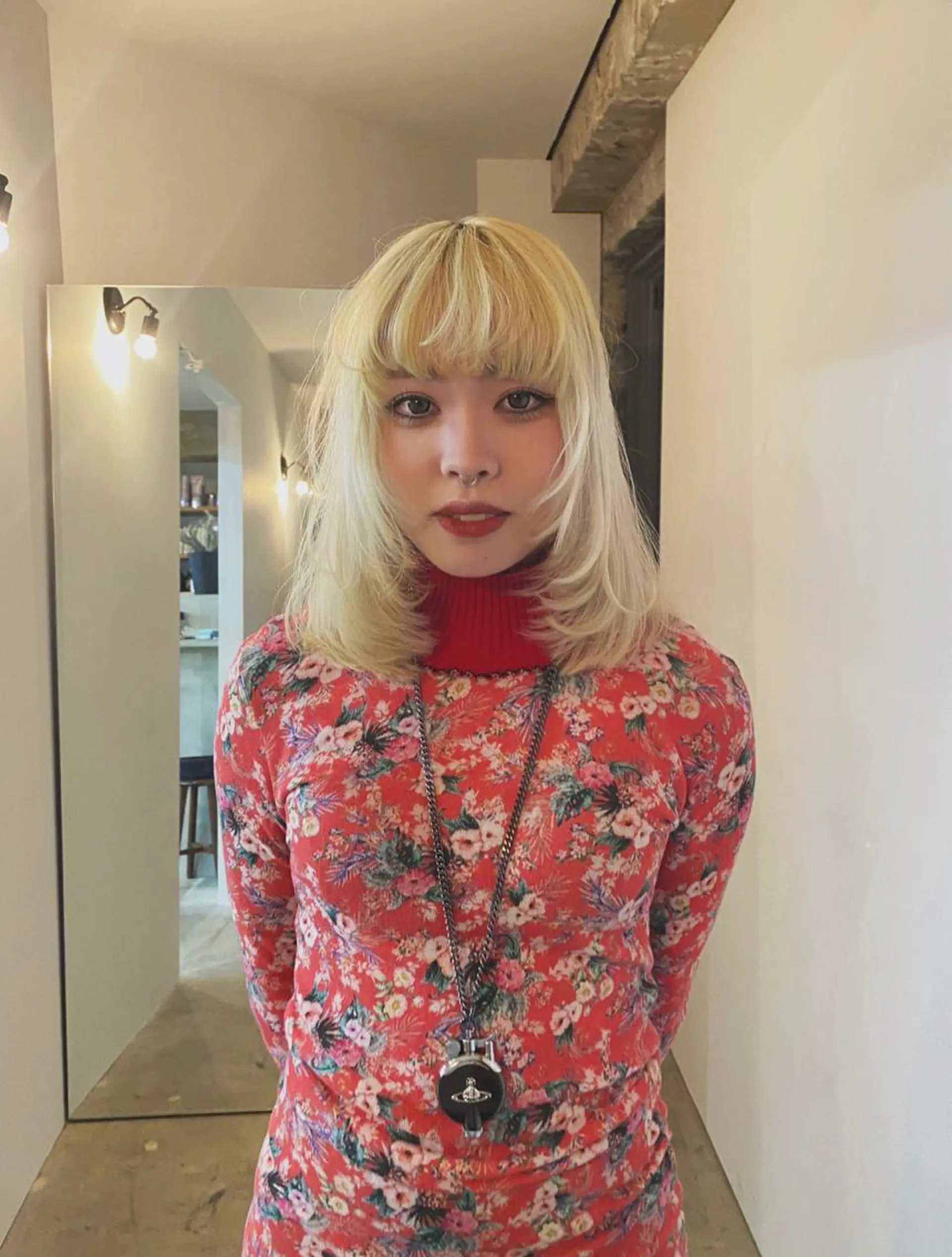 ミディアム カット ヘアカラー GATTACA所属・KEI gattacaのヘアスタイル