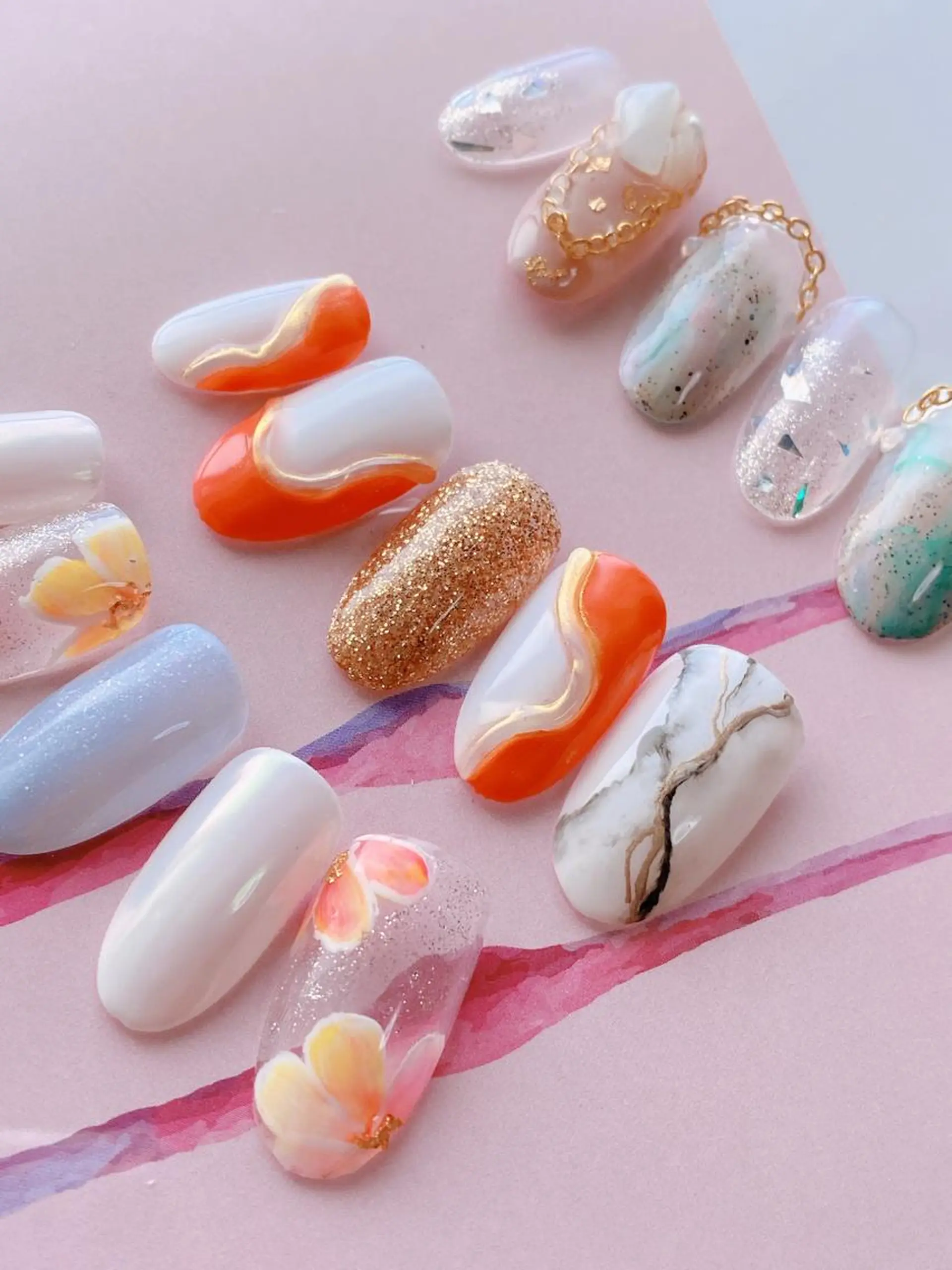 ネイル 大人キレイ 𝑁𝑖𝑥𝑖𝑠のネイルデザイン