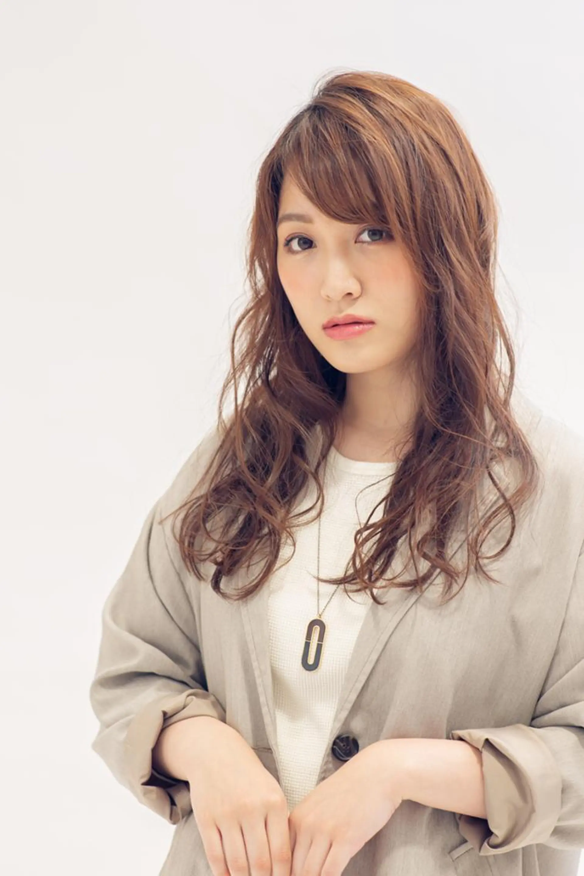 ロング カット ヘアカラー トリートメント 艶カラー/髪質改善/ はかまた🕊️のヘアスタイル