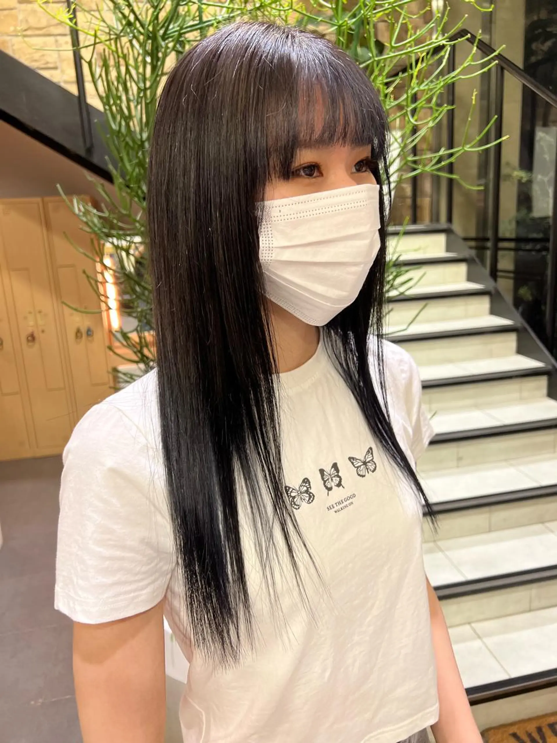 ロング 髪質改善 ロング トリートメント チャンモリパーマ/韓 国/Minami🦋のヘアスタイル