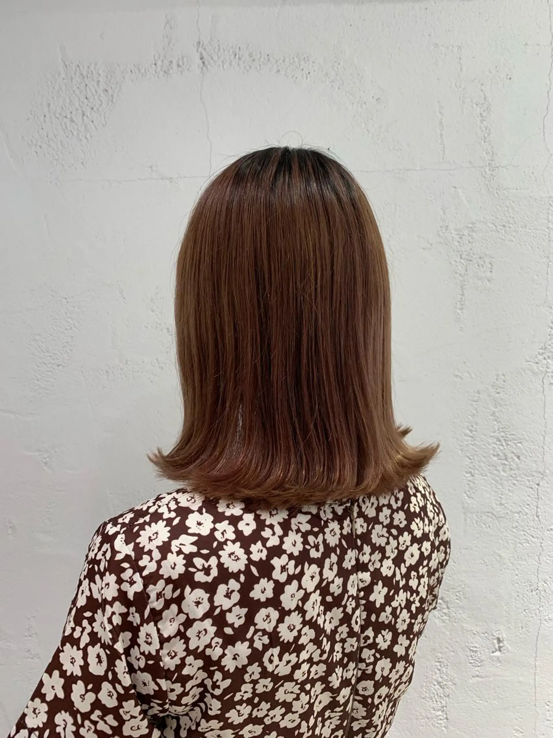 ミディアム 🫧透明感カラー/ ボブ/小笠原🪽のヘアスタイル