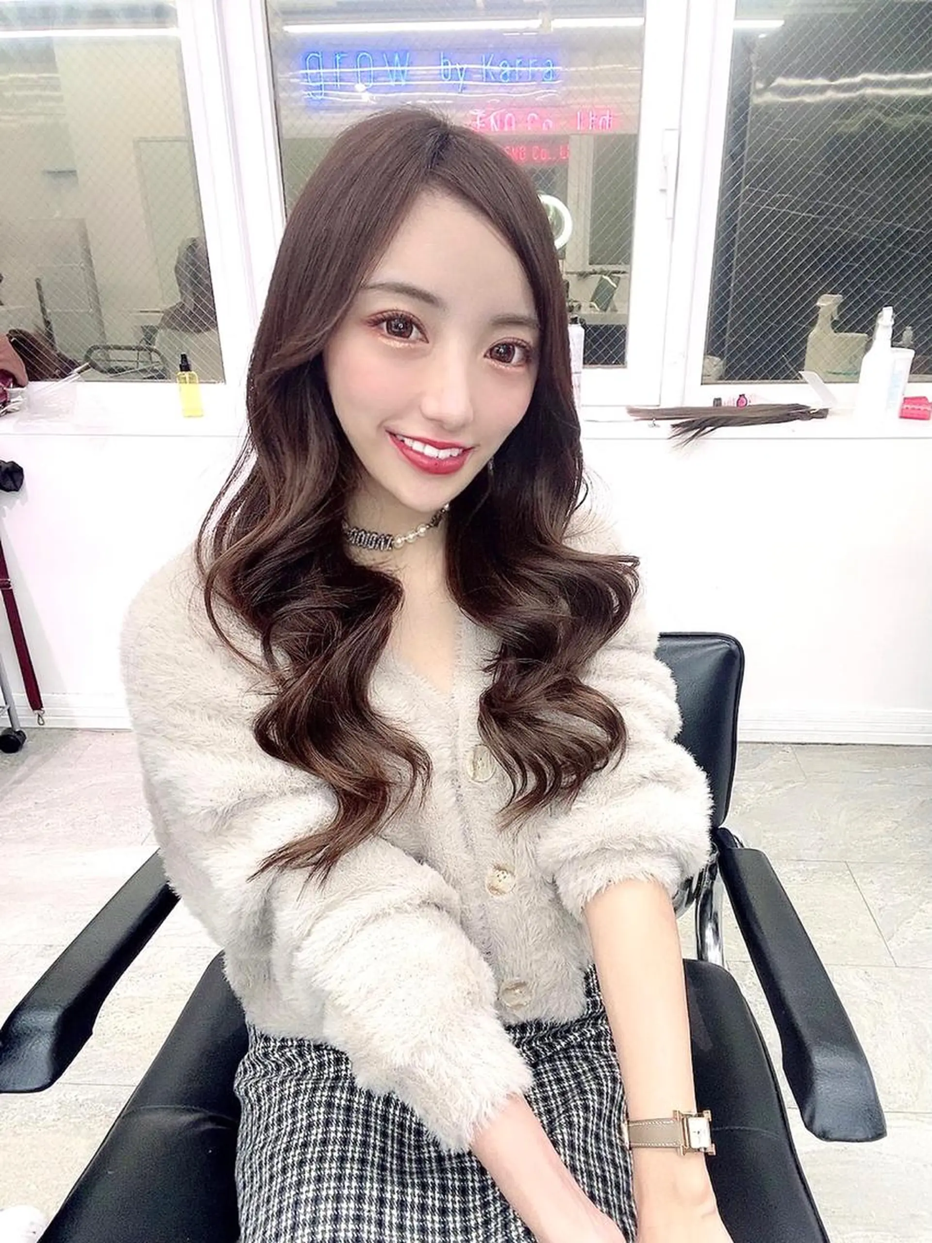 ロング カラー エクステ とも🏆プルエクステ /髪質改善🏆渋谷のヘアスタイル