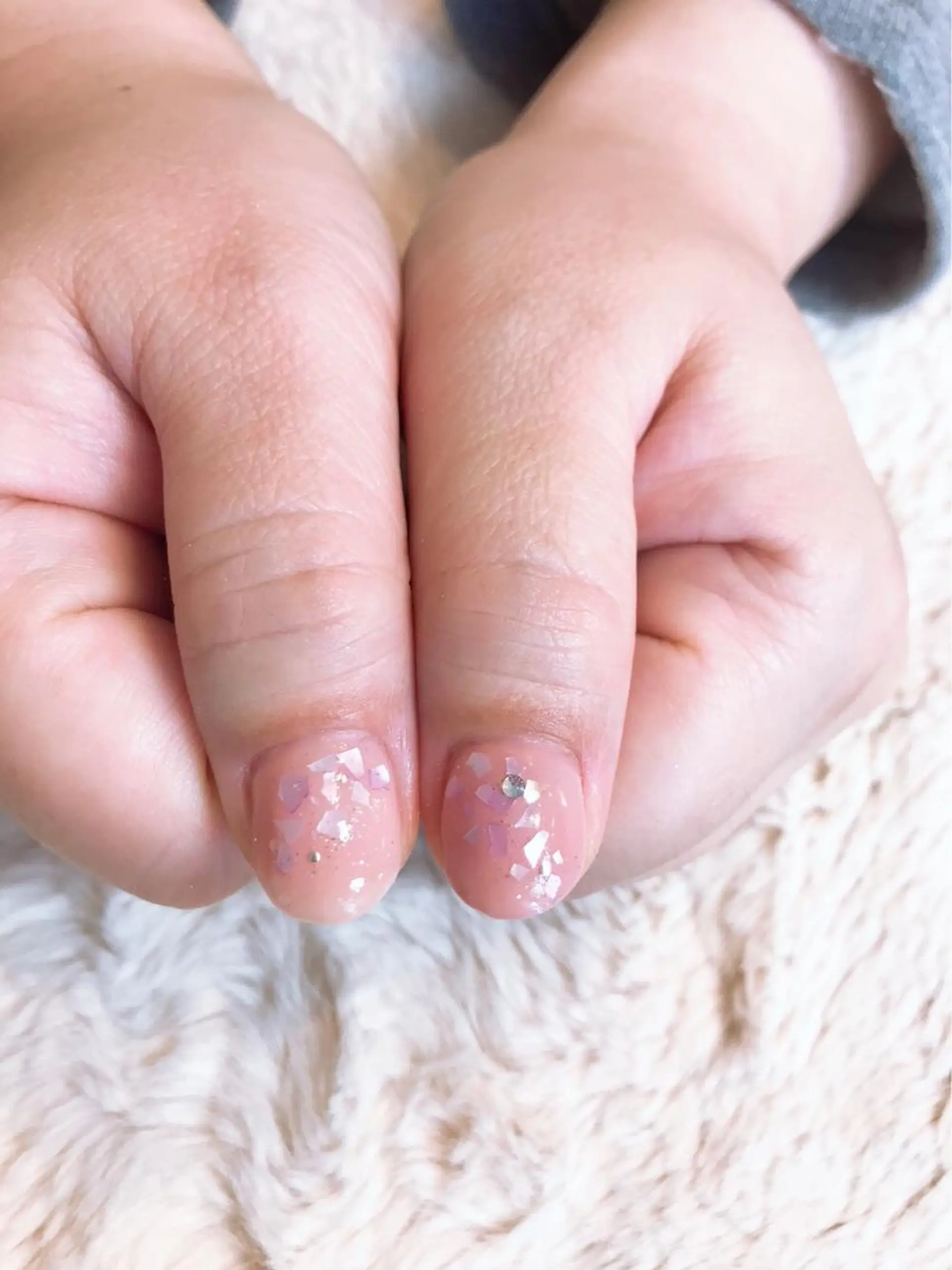 ネイル 桜ネイル ラメ(グリッター) ピンク pipi..所属・pipi ..のネイルデザイン