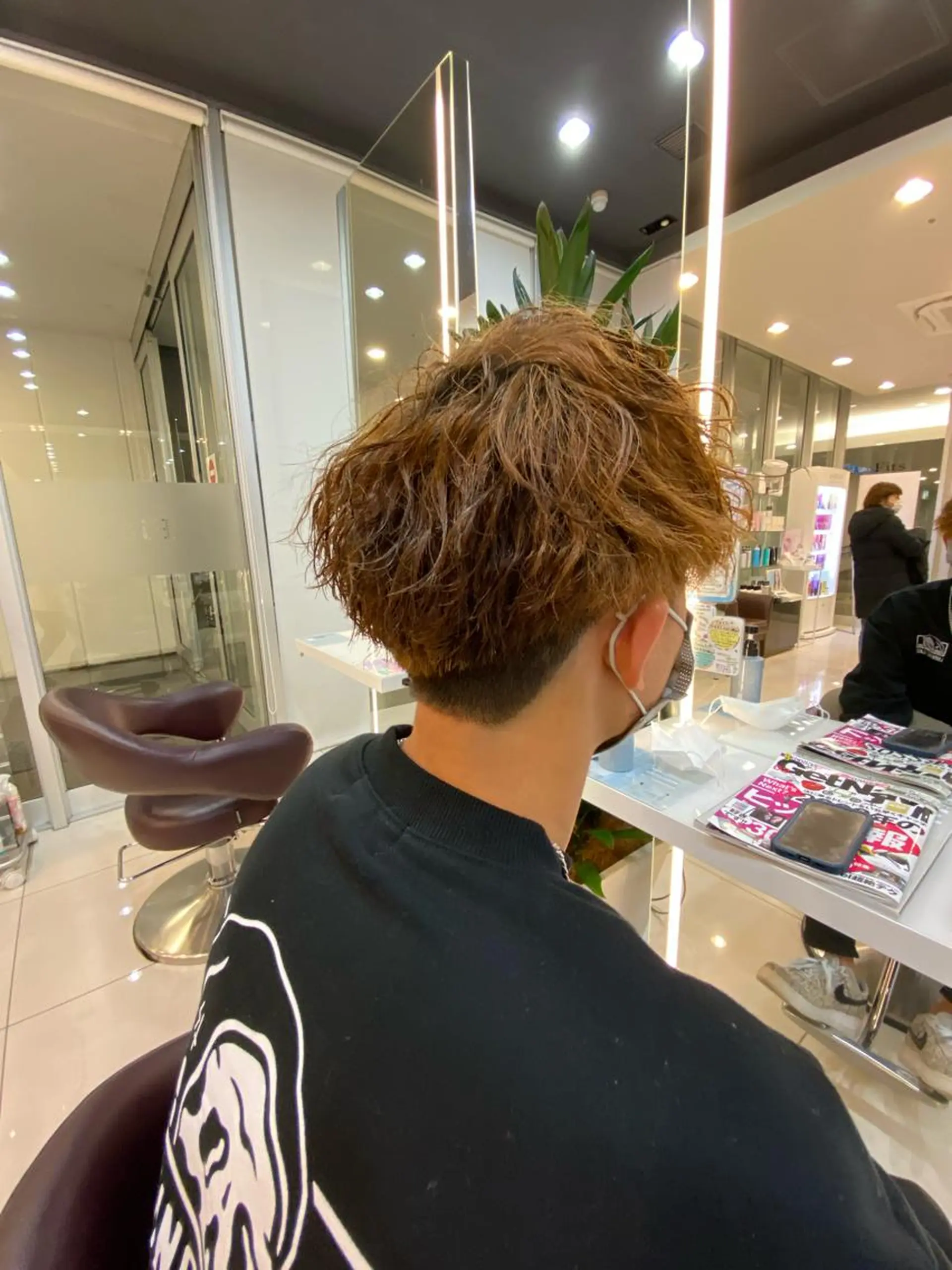 ショート パーマ メンズ メンズパーマ メンズツイストパーマ ツイストパーマ カット パーマ メンズサロン/戸塚駅 東口3分/冨田大輝のヘアスタイル