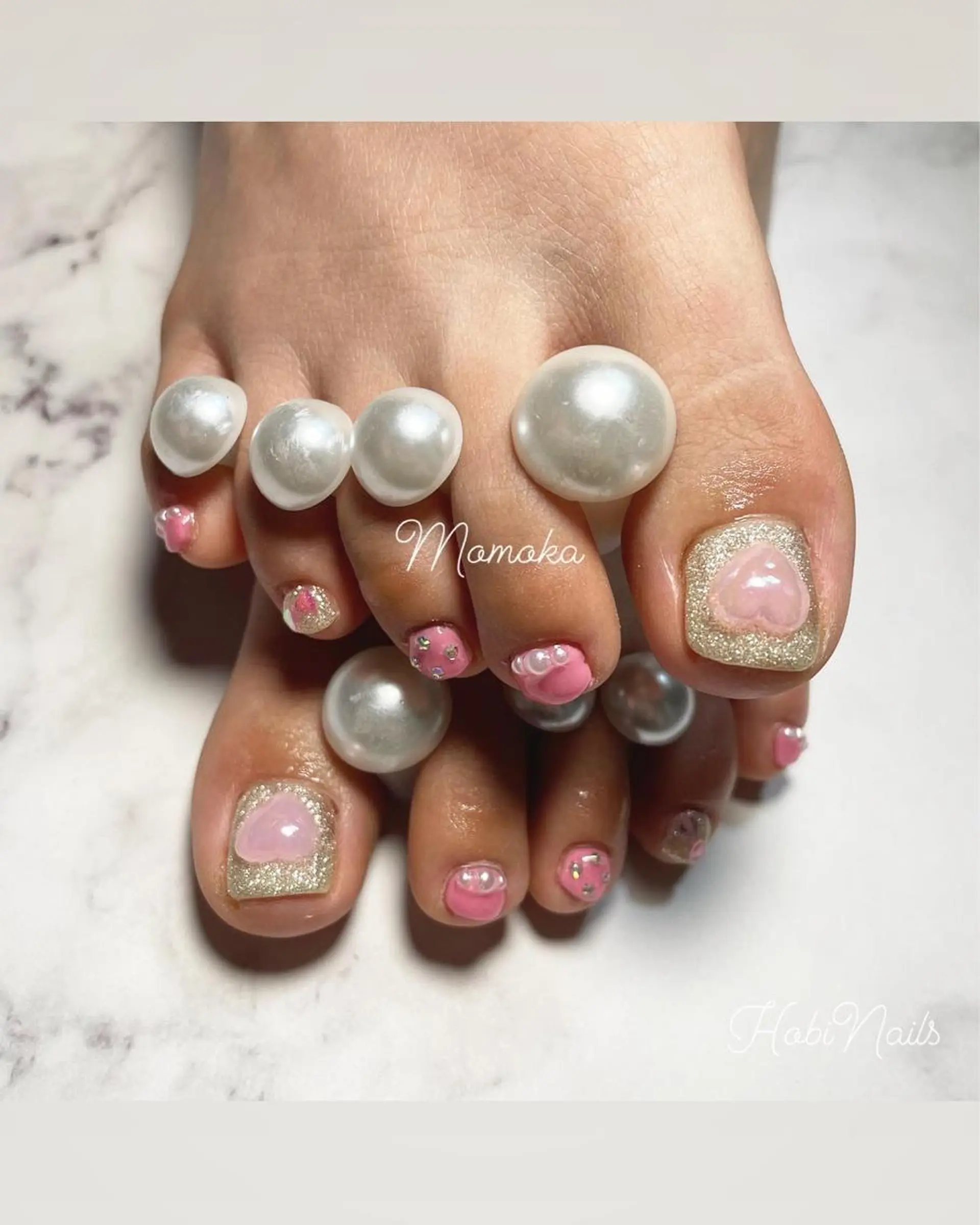 ネイル ハート momoka_nails所属・Momo nailsalonのネイルデザイン